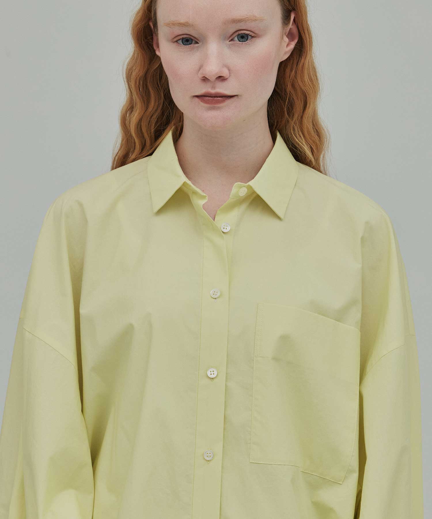 NAPE SHIRT(38 YELLOW): ENFOLD: WOMENS｜THE TOKYO ONLINE STORE