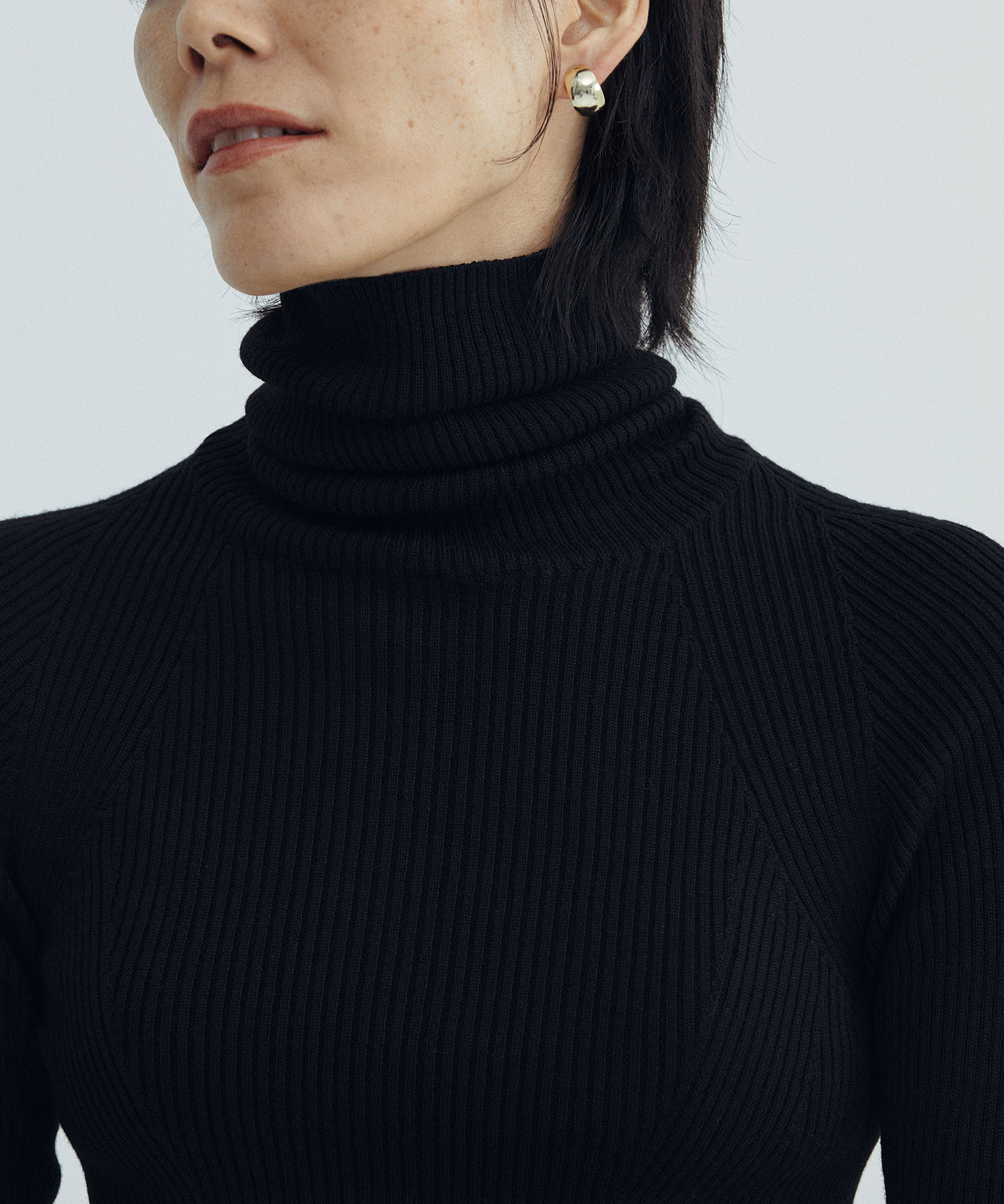 梳毛リブハイネックTOP(S BLACK): JUNYA WATANABE: WOMENS｜THE TOKYO