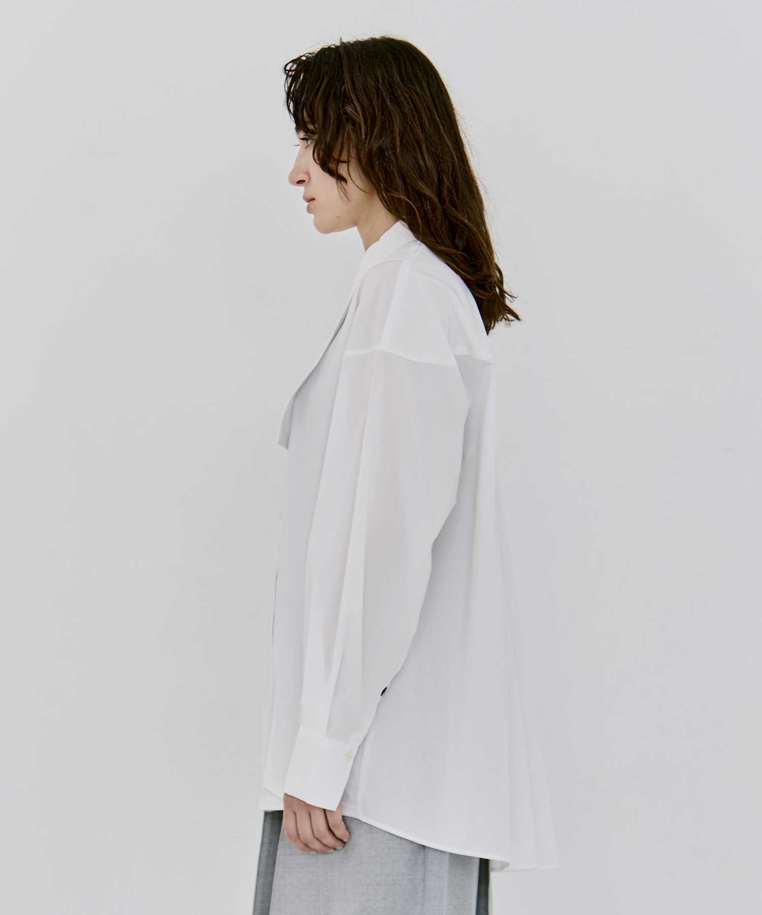 CHAIR SHIRT(38 WHITE): ENFOLD: WOMENS｜THE TOKYO ONLINE STORE