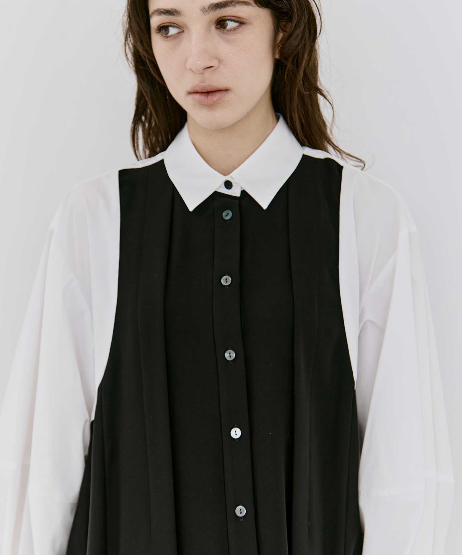 PANEL-HEM PULLOVER(38 BLACK): ENFOLD: WOMENS｜THE TOKYO ONLINE STORE