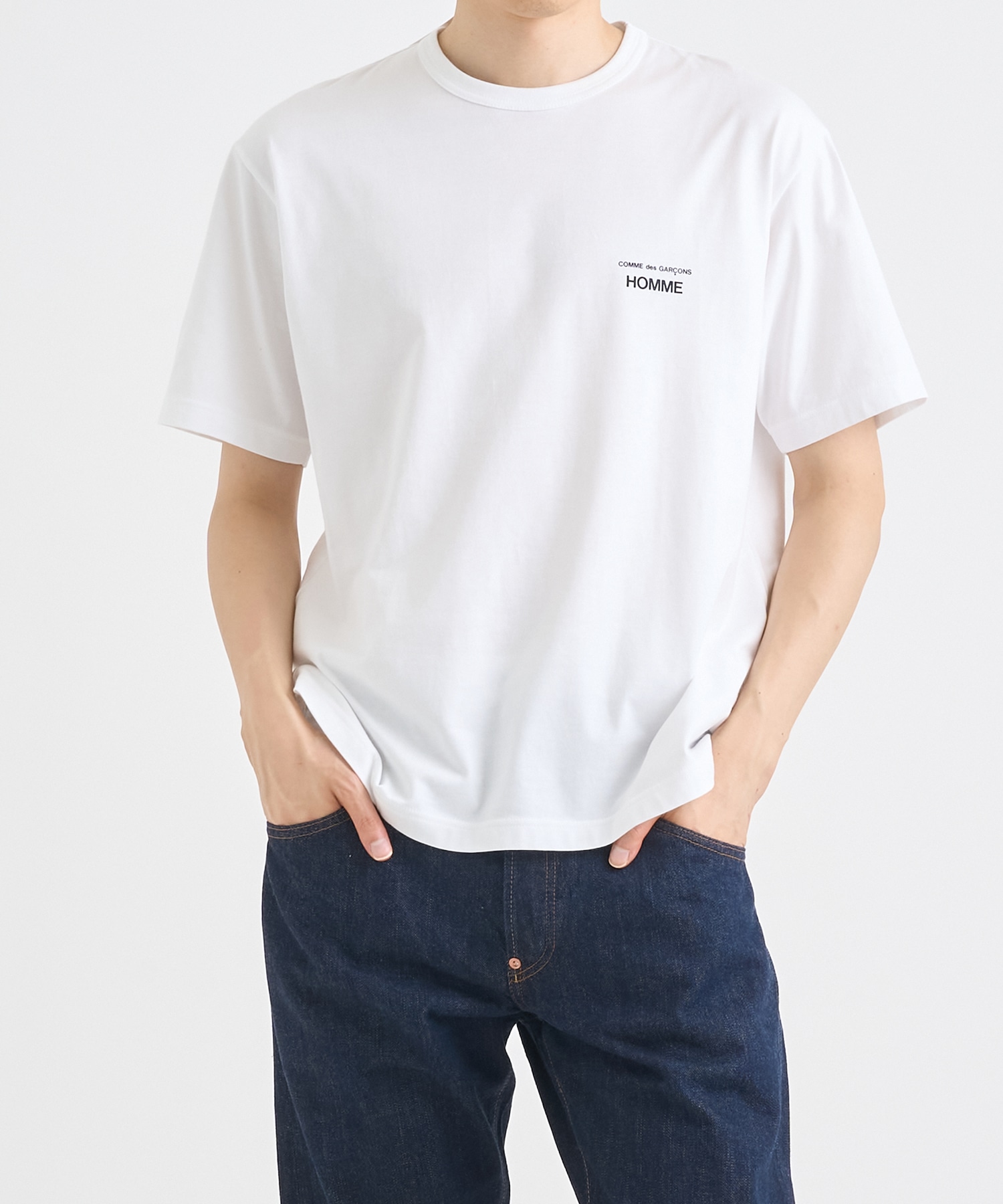 HO-T101-051 S/S TEE(3 WHITE): COMME des GARCONS HOMME: MENS｜THE