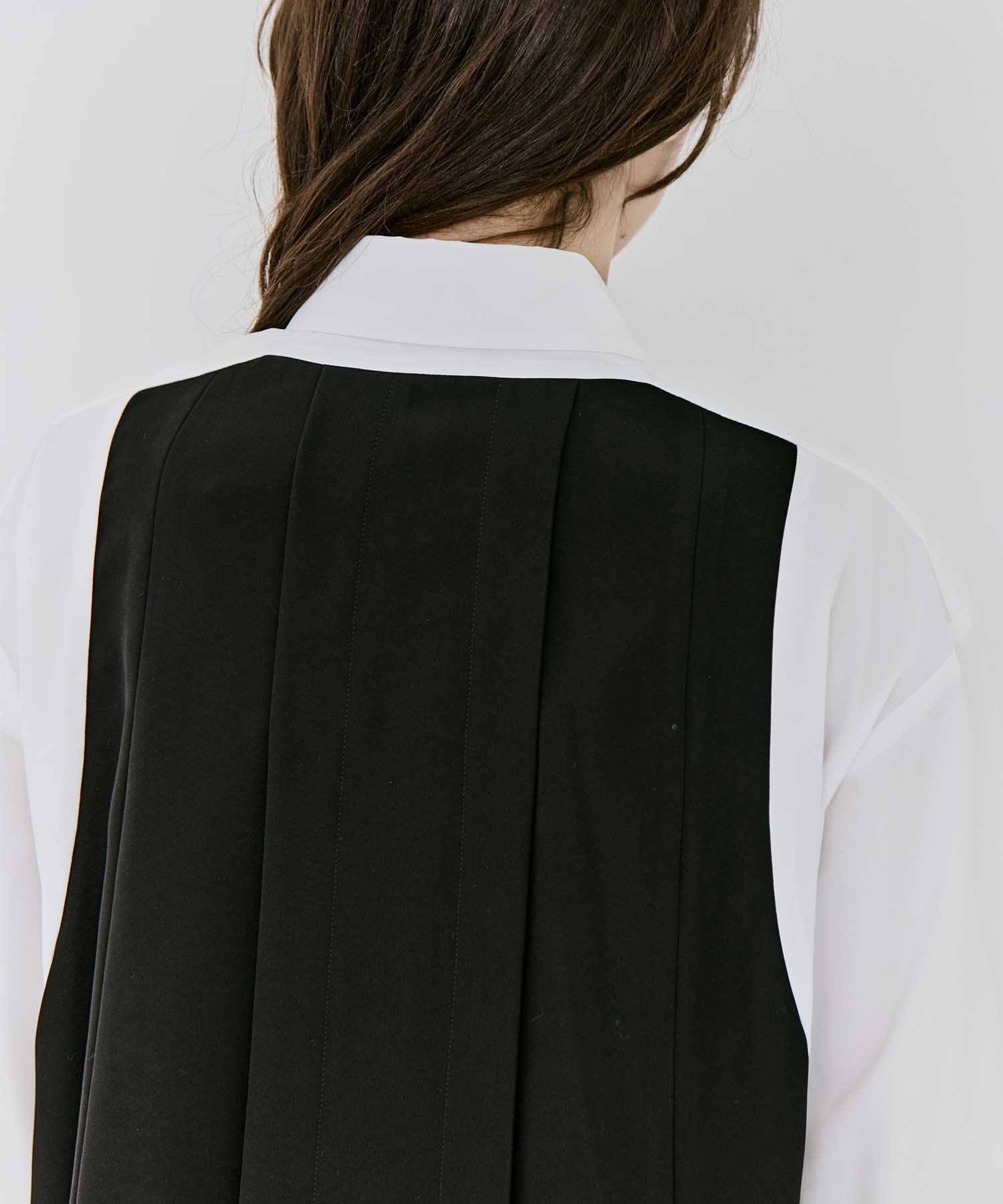 PANEL-HEM PULLOVER(38 BLACK): ENFOLD: WOMENS｜THE TOKYO ONLINE STORE