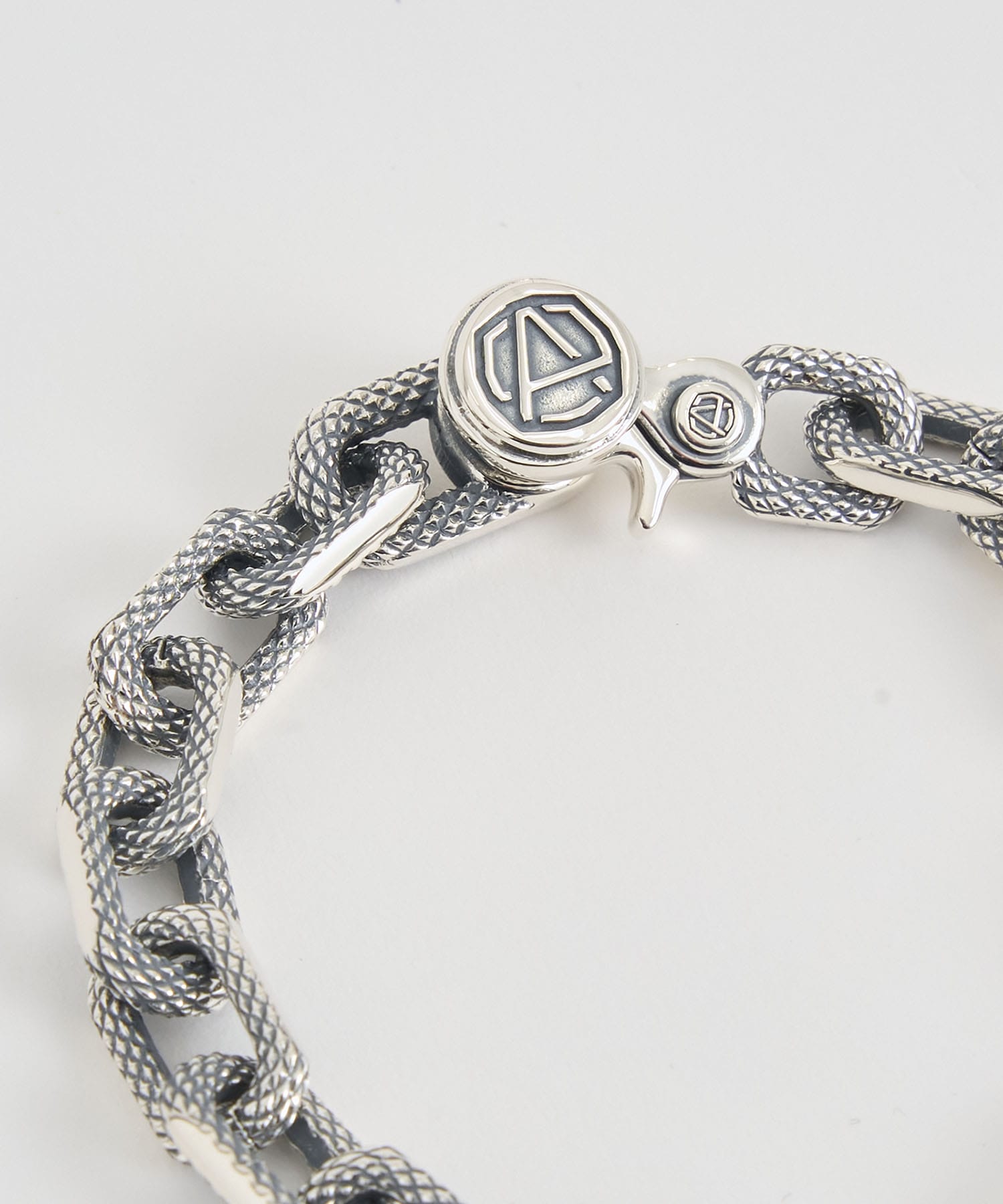 SMALL TEXTURED CHAIN BRACELET(FREE SILVER): AMBUSH: MENS｜THE