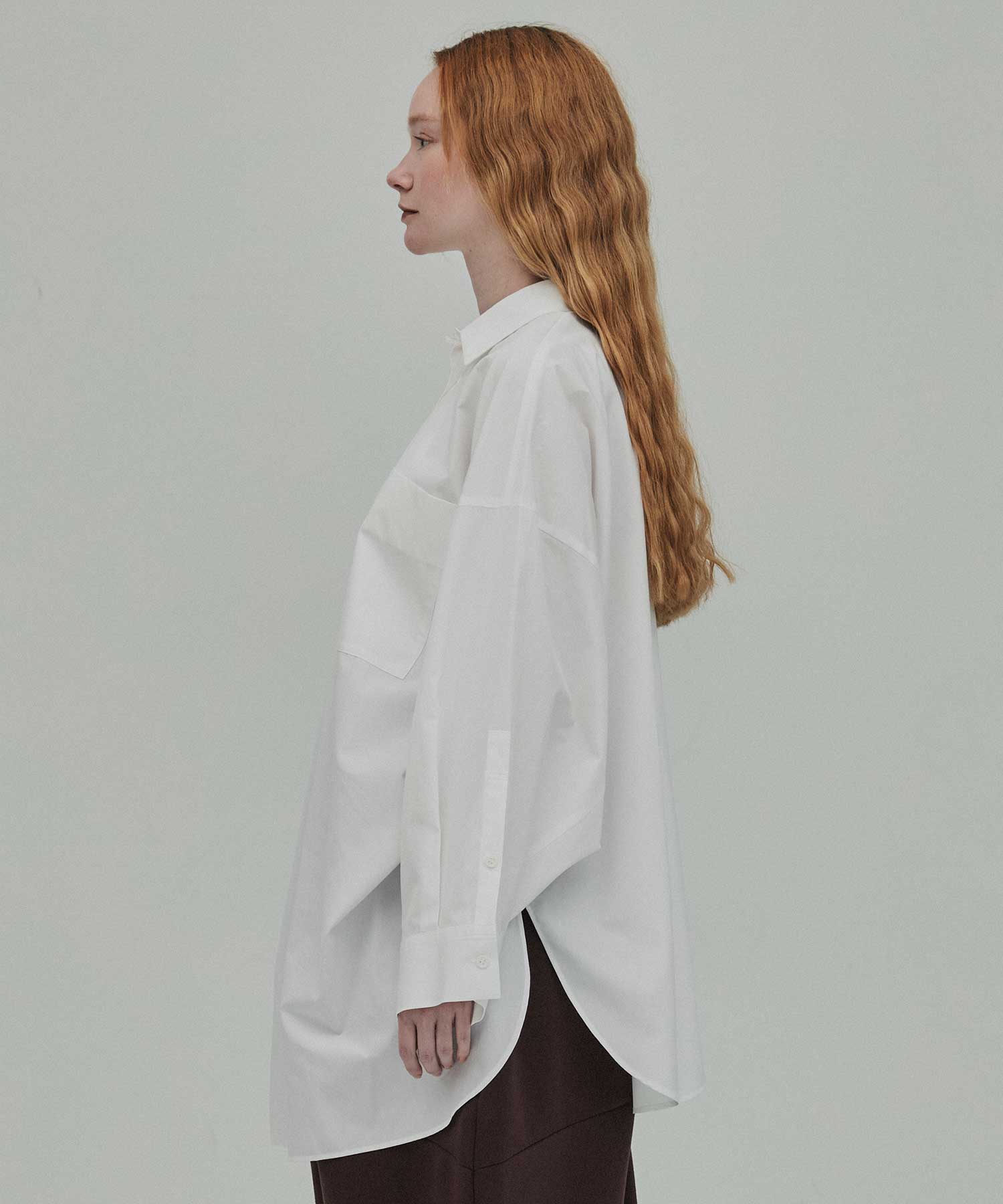 NAPE SHIRT(38 WHITE): ENFOLD: WOMENS｜THE TOKYO ONLINE STORE