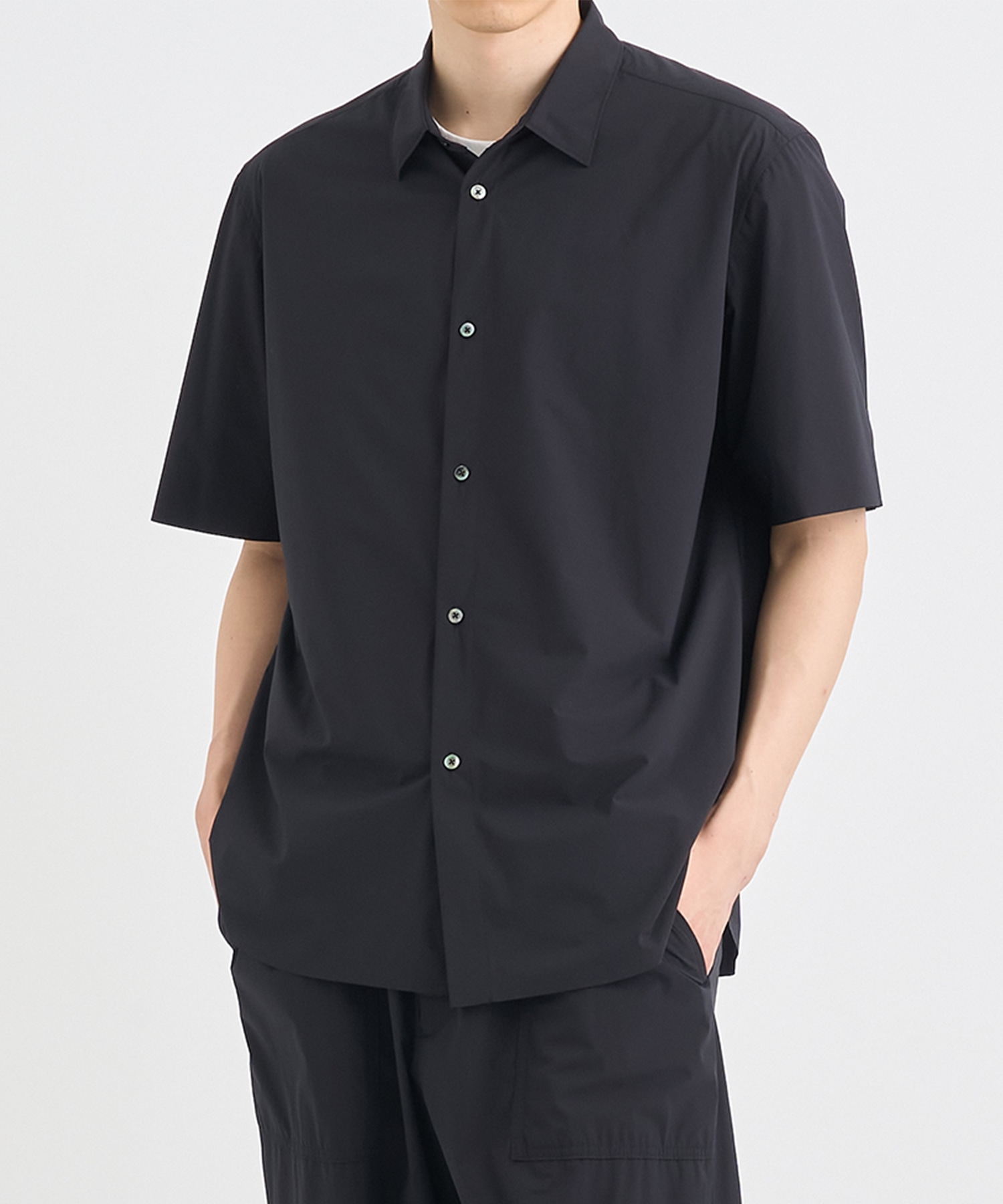 112gのショートスリーブシャツ(44 BLACK): THE TOKYO: MENS｜THE TOKYO