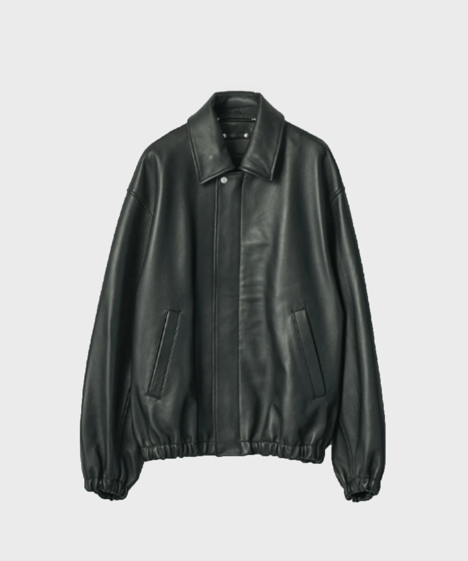 SHEEP LEATHER ZIP SHORT JACKET | SSSTEIN