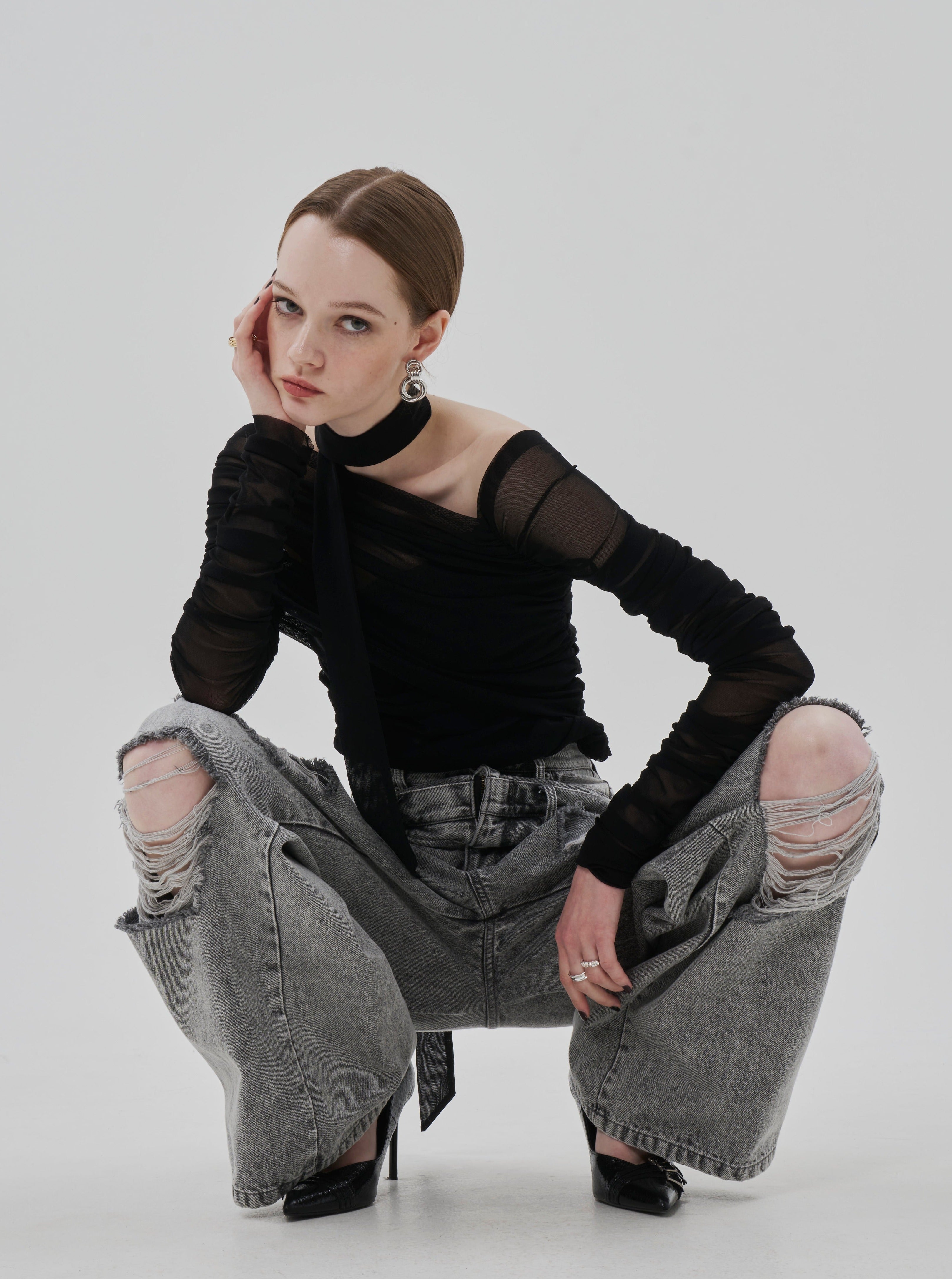 Lexington Double Belt Denim Pants – THE TOÉ