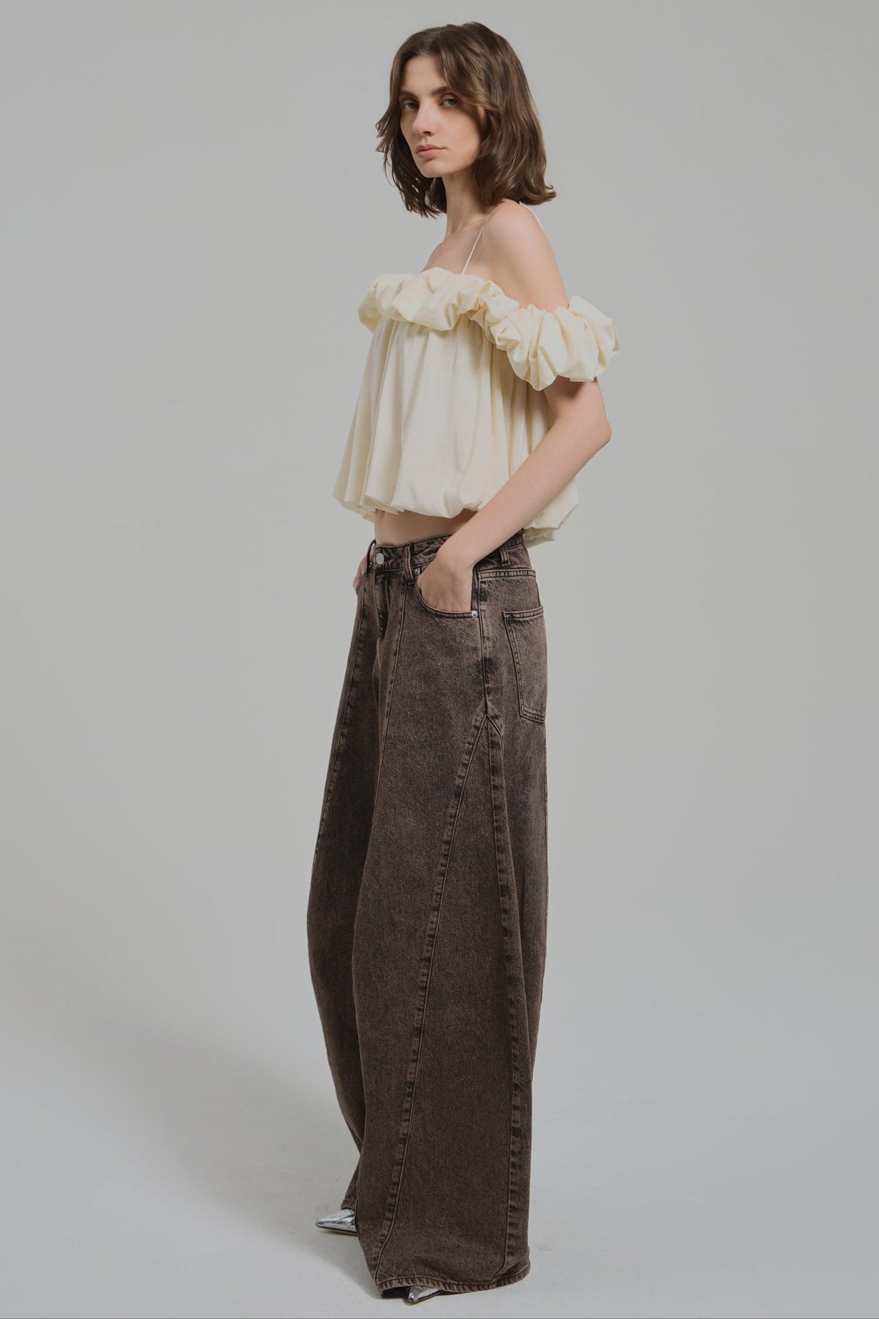 Santorini Denim Pants – THE TOÉ