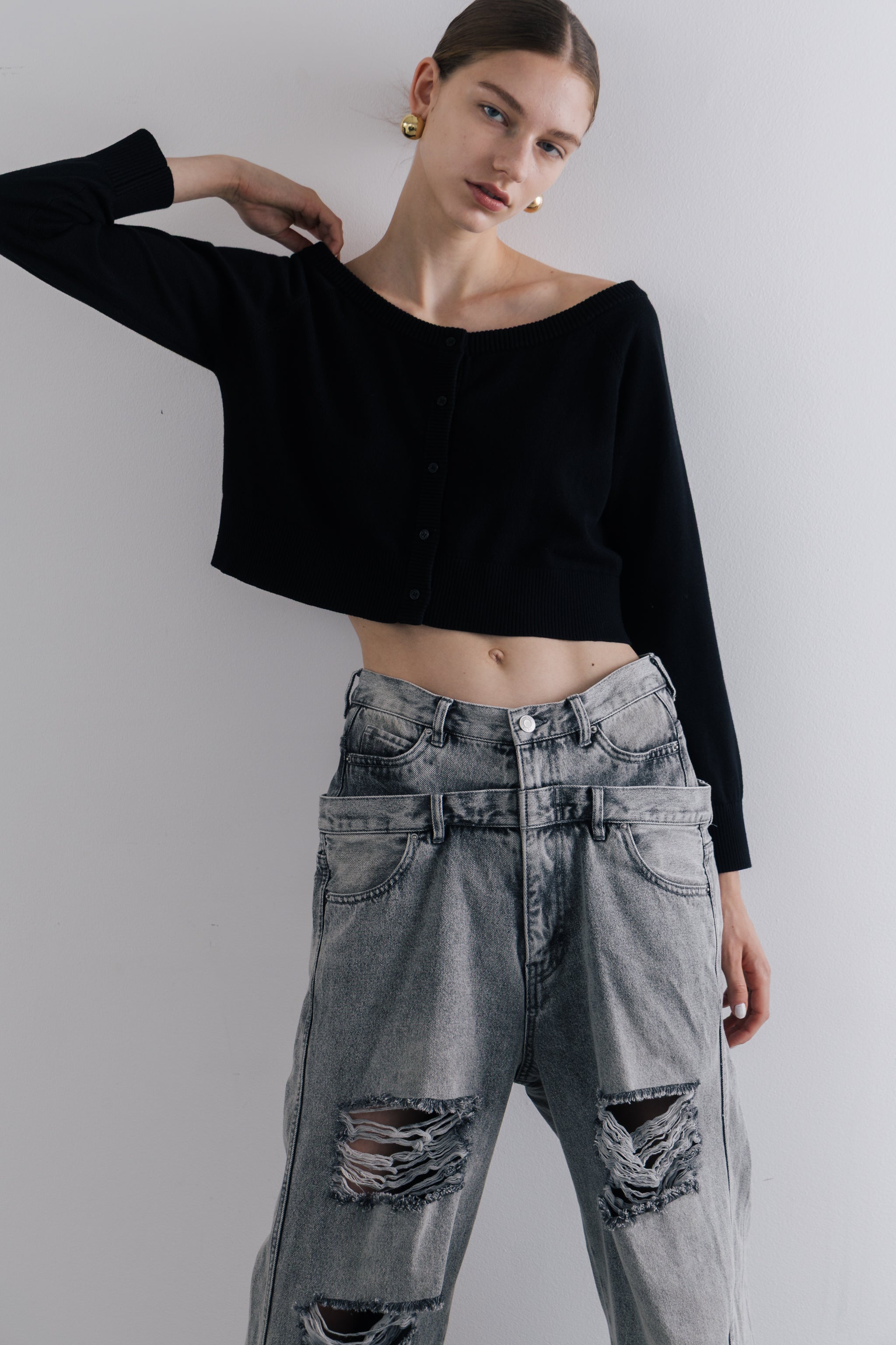 Lexington Double Belt Denim Pants – THE TOÉ