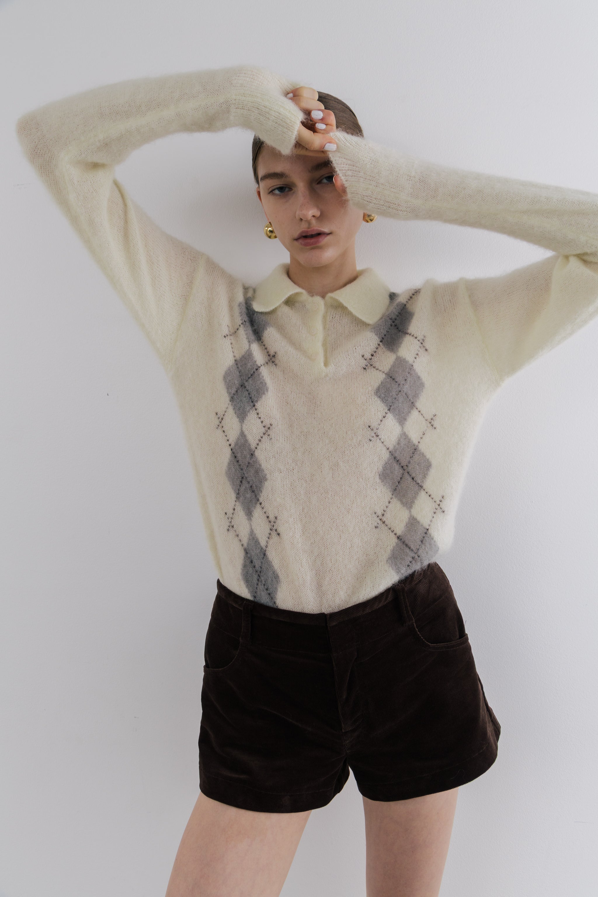 Marien Argyle Knit – THE TOÉ
