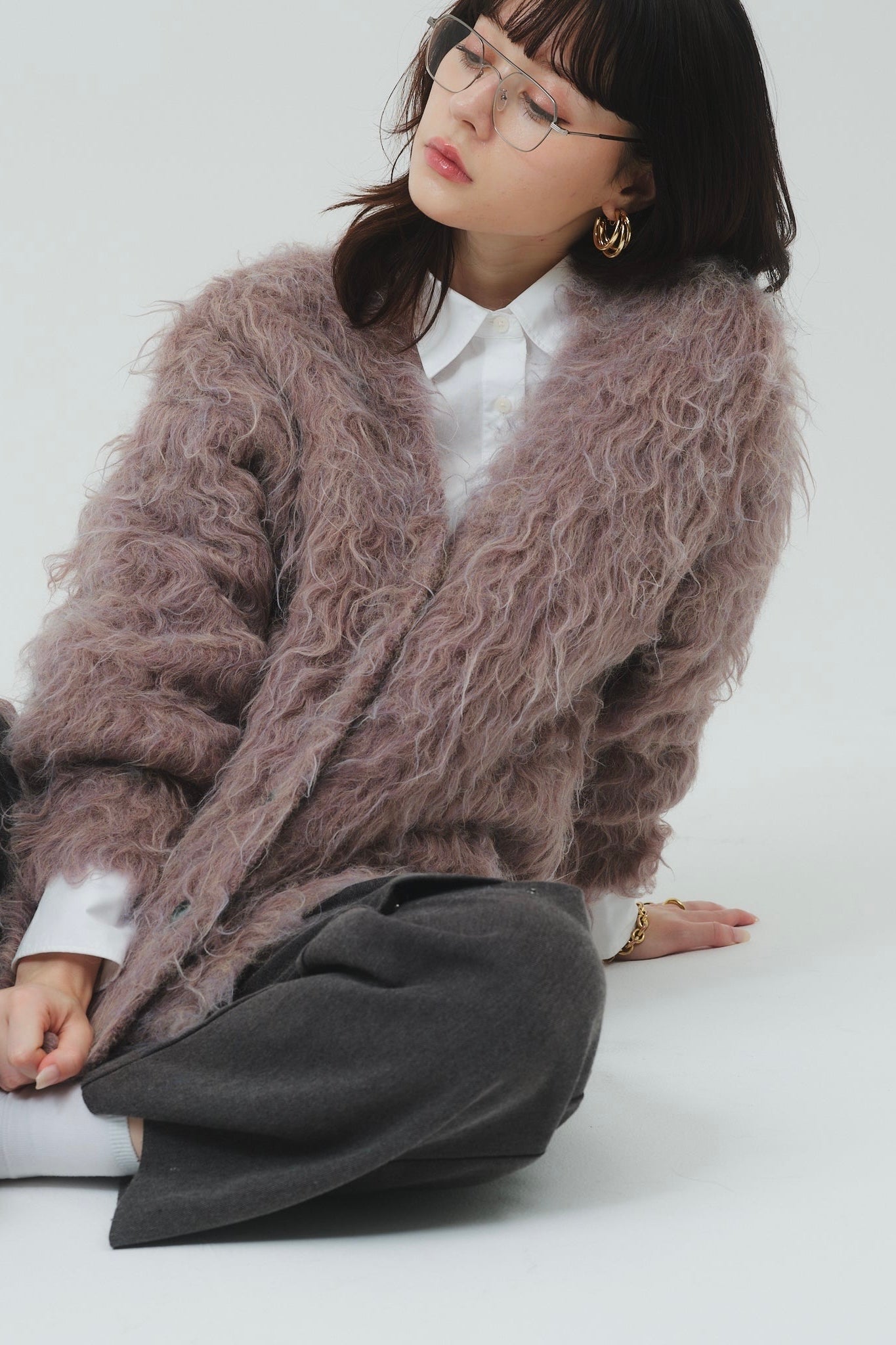 Pigalle Shaggy Cardigan – THE TOÉ