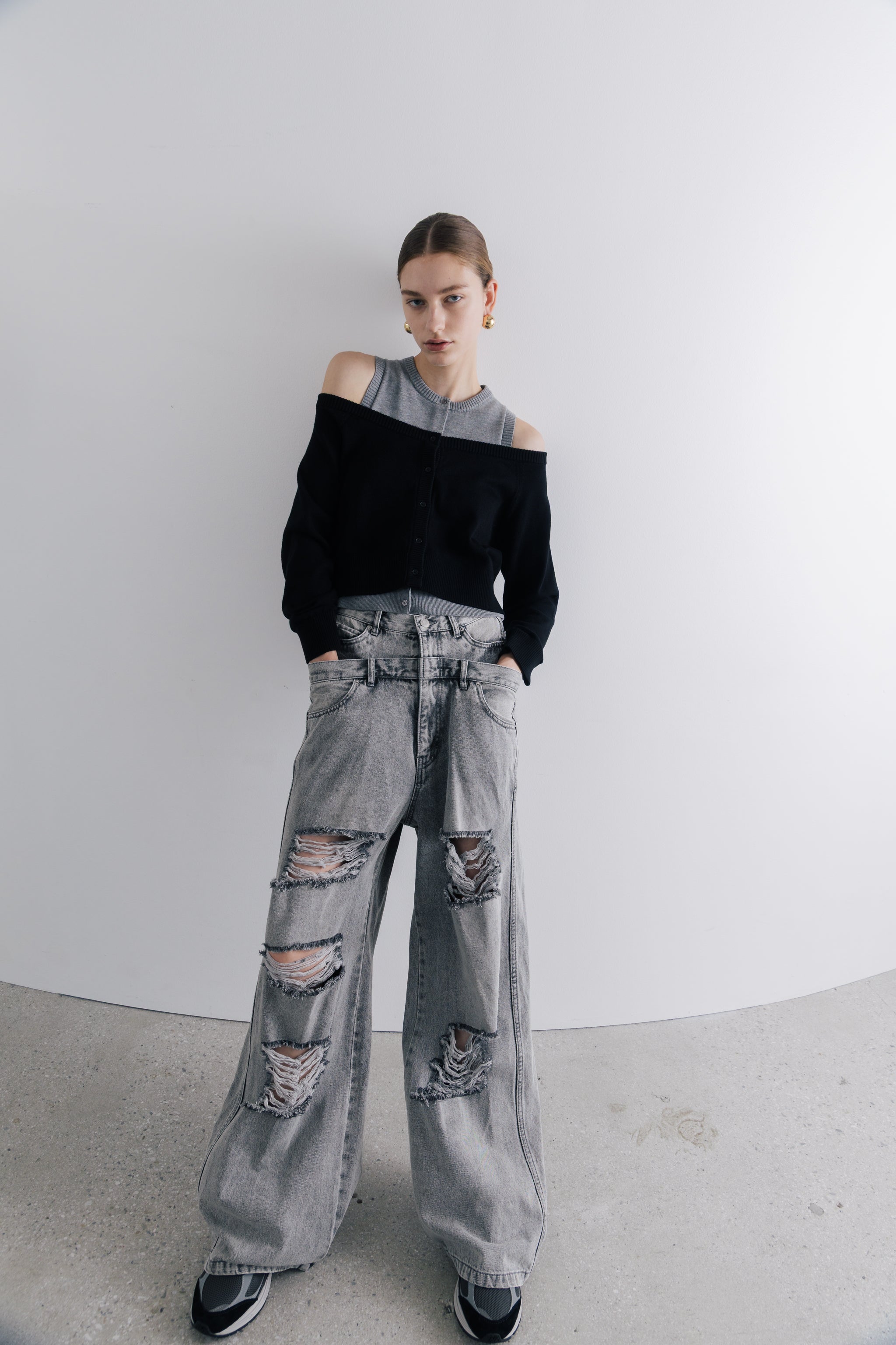 Lexington Double Belt Denim Pants – THE TOÉ