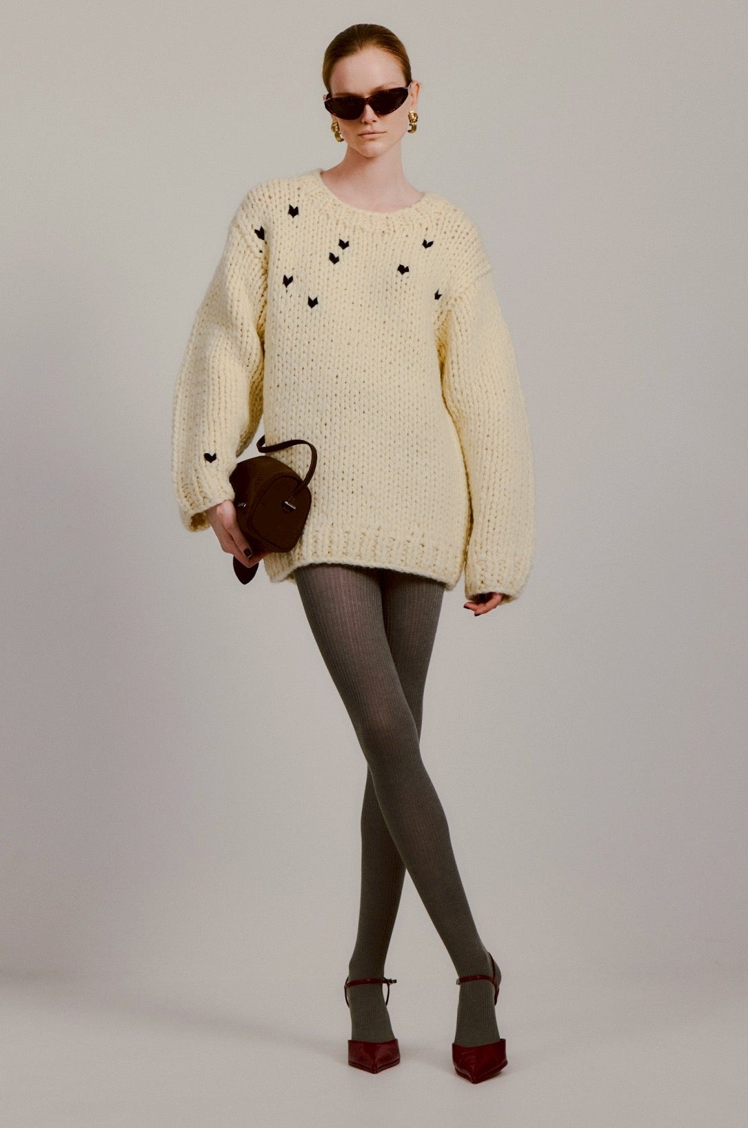 Notting-Hill Heart Knit – THE TOÉ