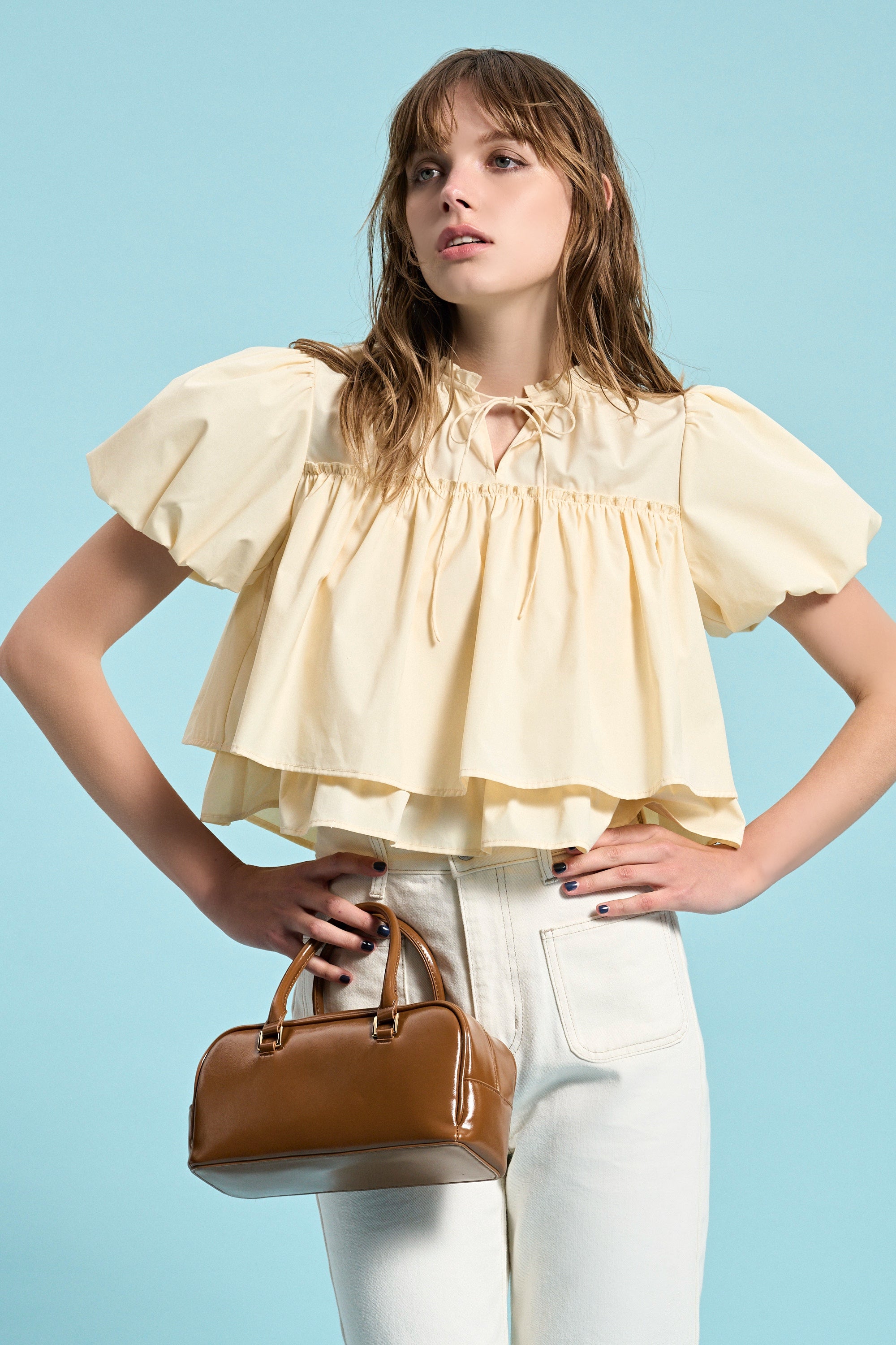 Porto Puff Blouse – THE TOÉ