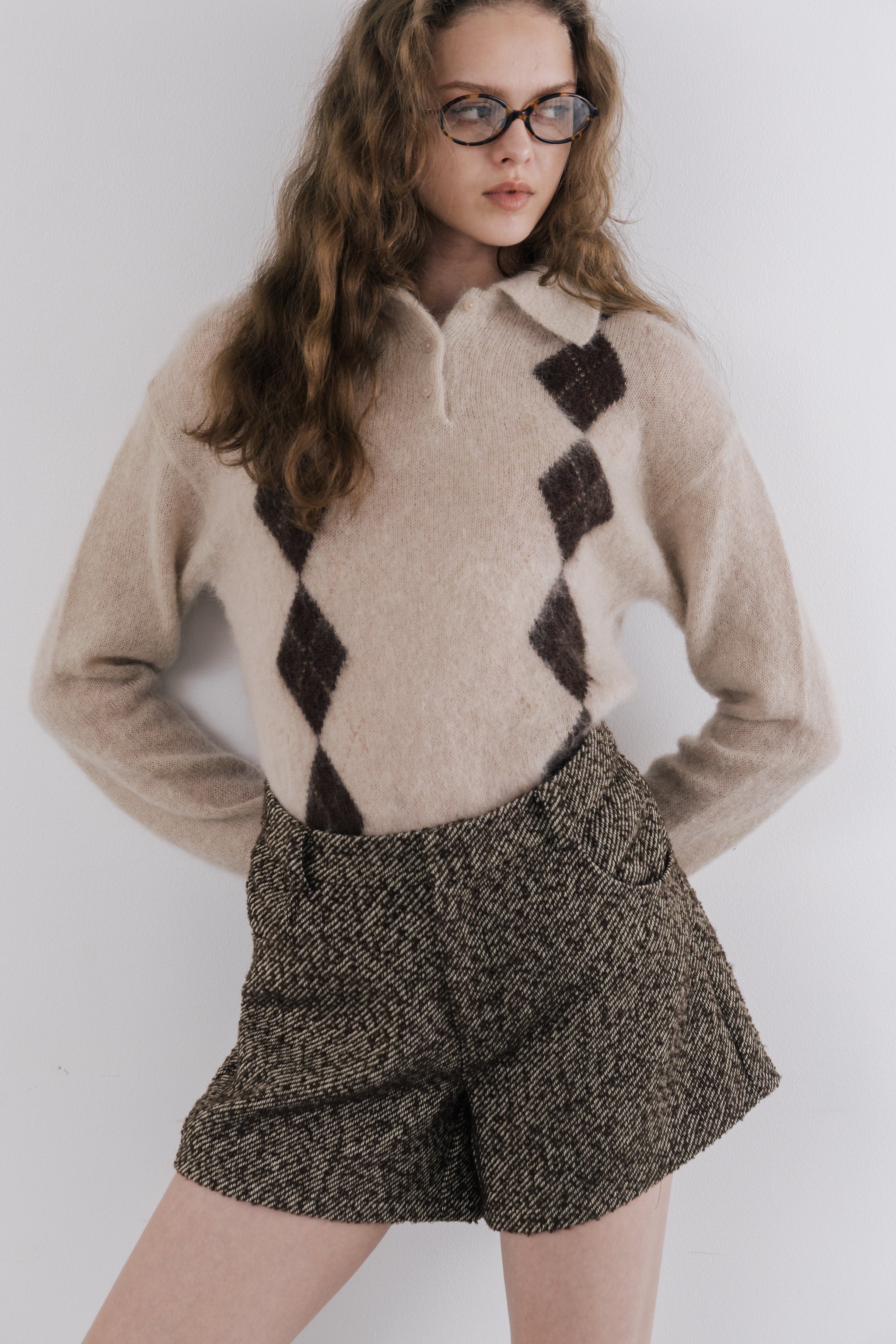 Marien Argyle Knit – THE TOÉ