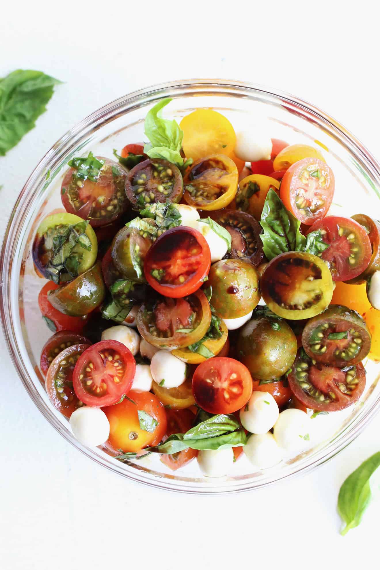 Mini Heirloom Caprese Salad - The Toasted Pine Nut