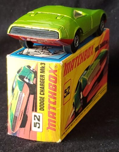 NM Matchbox 52-C Dodge Charger Mk III in the Box – The Toys Time