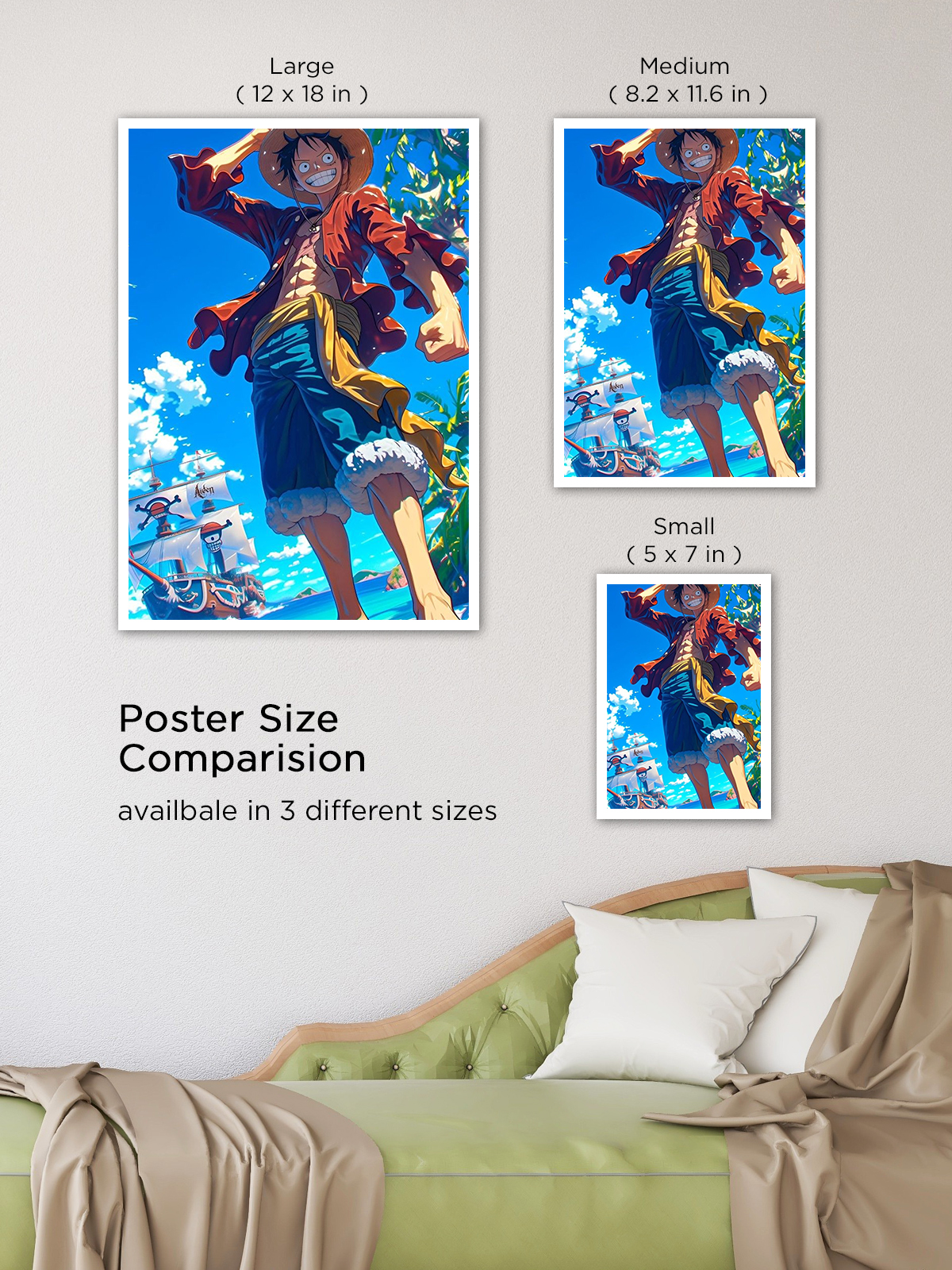 Monkey D Luffy Extraordinary Poster One Piece - The Uncollectible