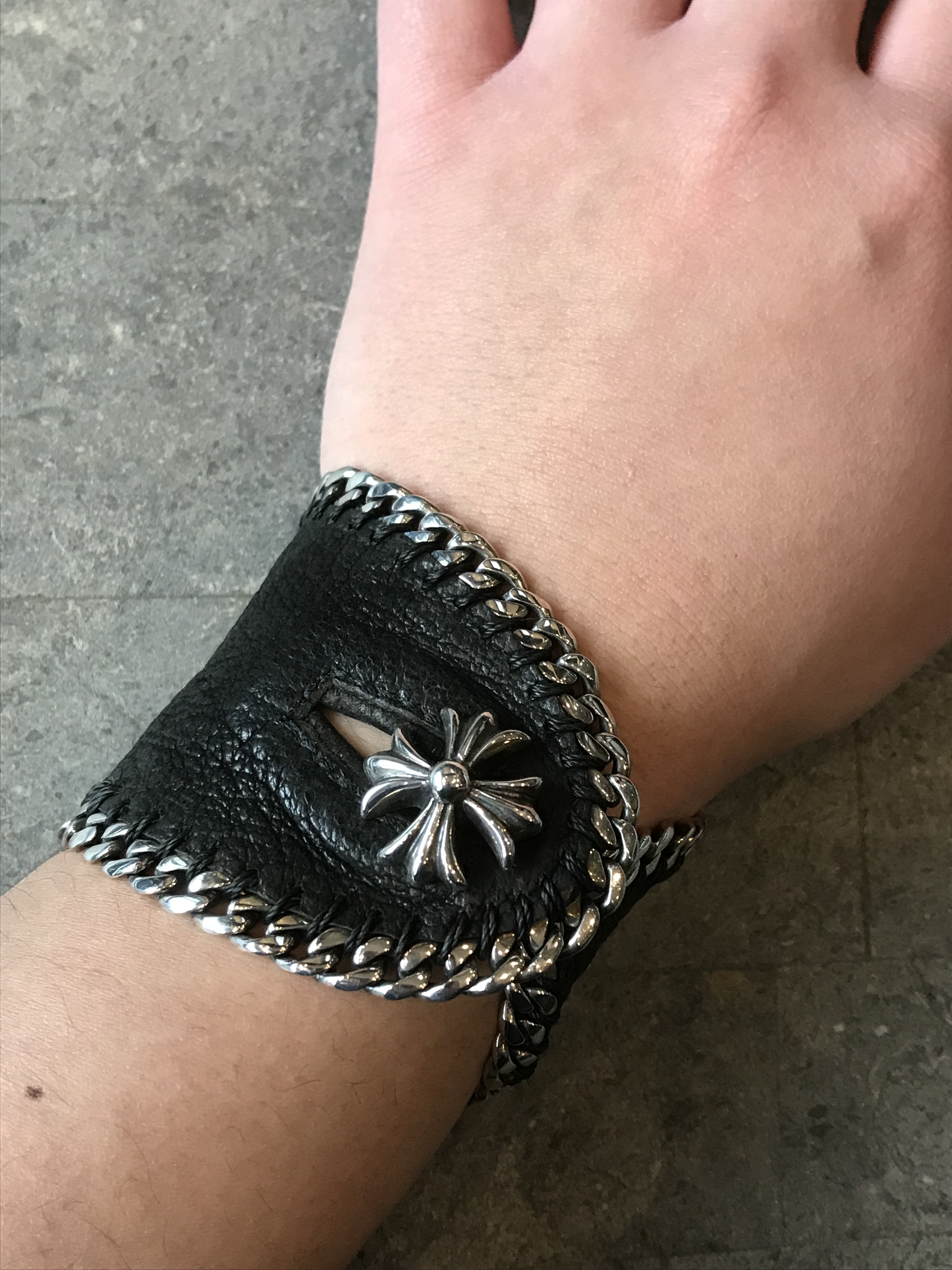 レア品】Chrome Hearts CHプラス レザートレイ クロムハーツ CH PLUS