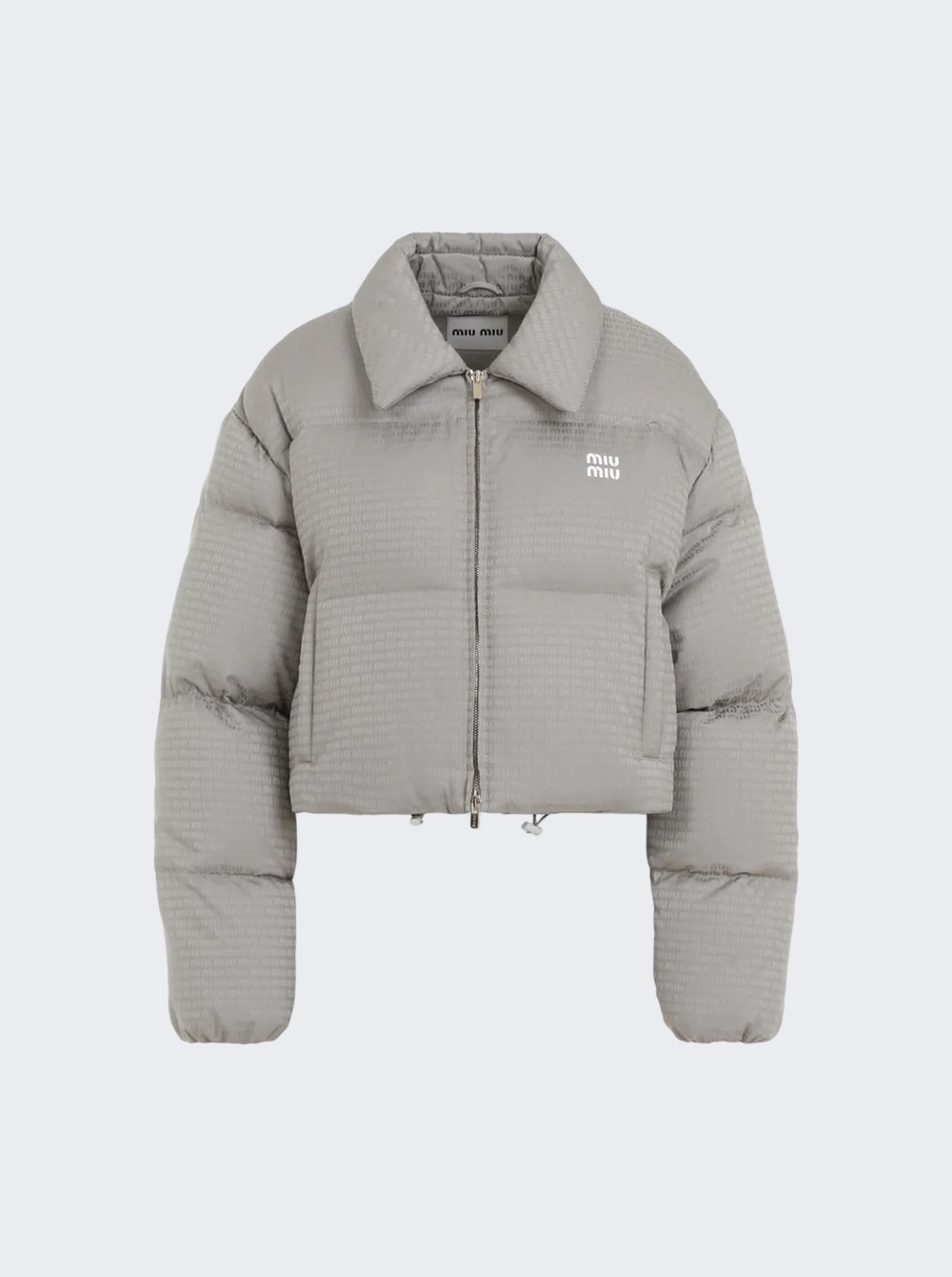 Nylon Puffer Jacket Grey | The Webster