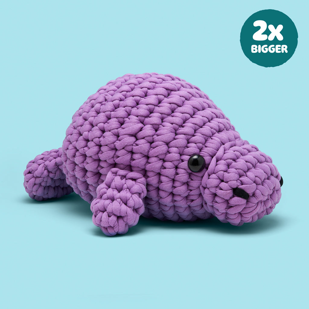 Phyllis the Manatee Extra Squeezy Crochet Kit – The Woobles