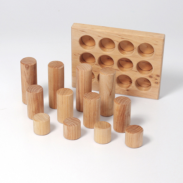Stacking Game Small Natural Rollers (Grimm's)