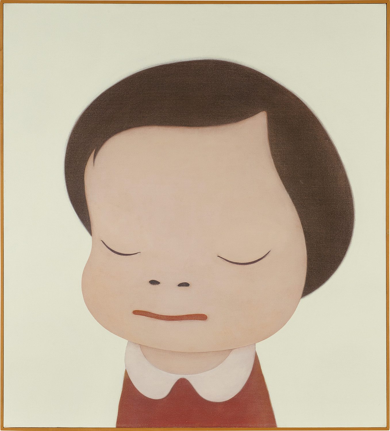 Yoshitomo Nara 奈良美智《Little Thinker》 111.8 x 101.6 公分2000年