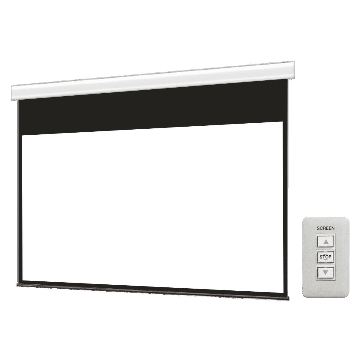 壁スイッチ電動スクリーン ケースつき 16:9 100インチ|WCK2214WEM