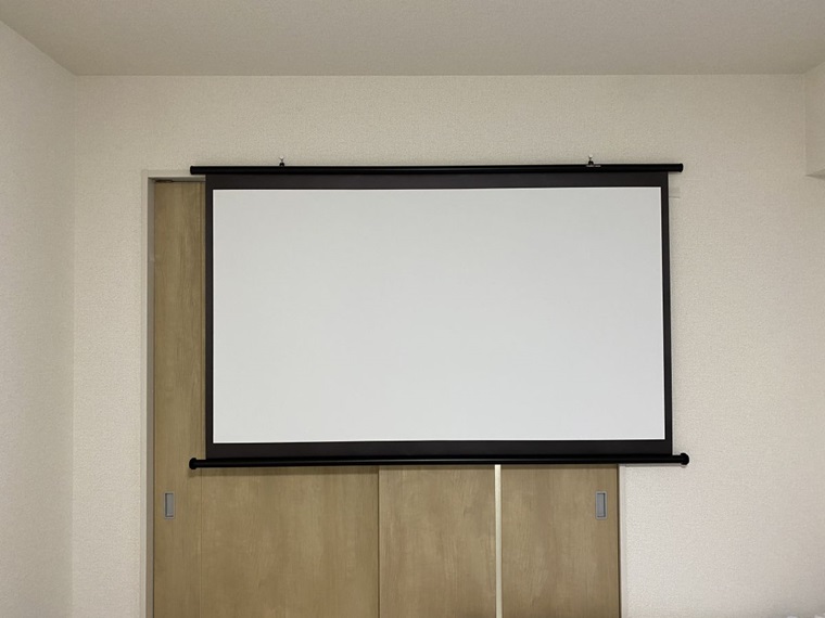掛け軸 プロジェクター スクリーン ワイド90インチ|BTP2000WEH