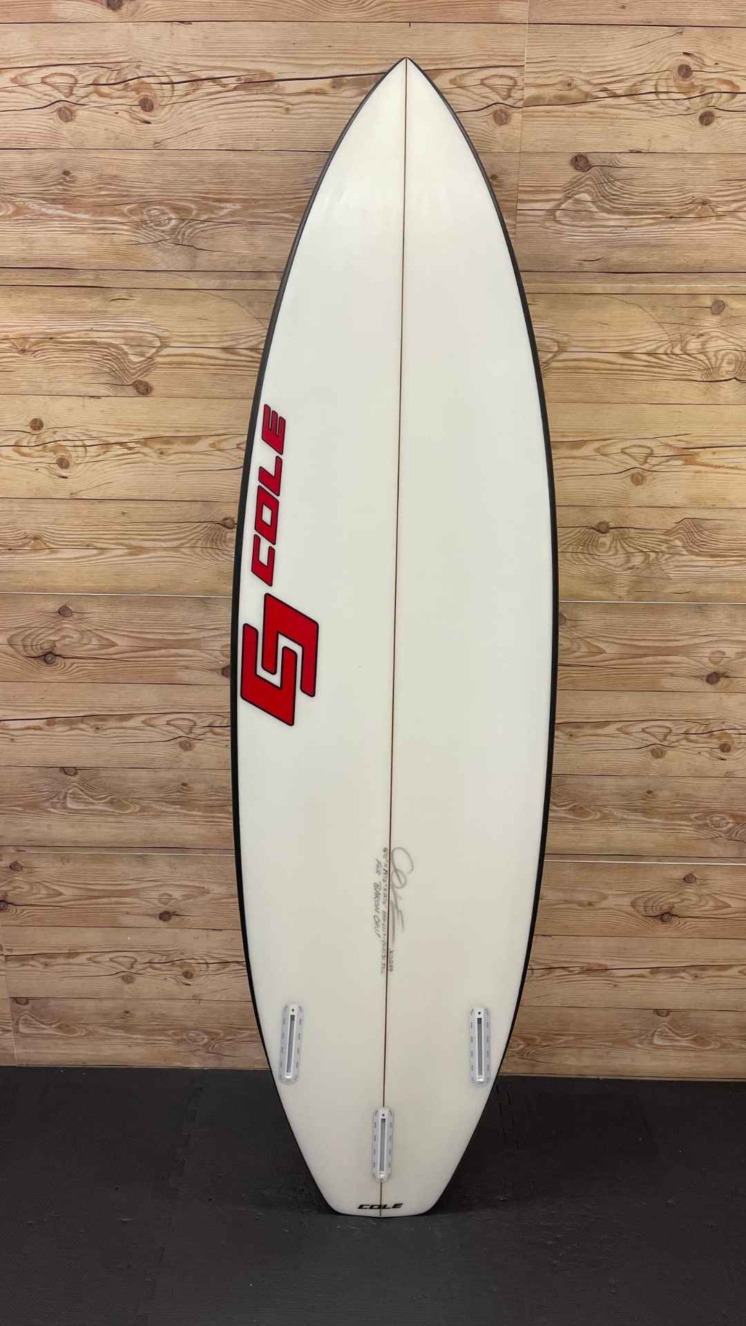 cole Surfboards for Sale | Used X0299 6ft Tri Fin Shortboard – The