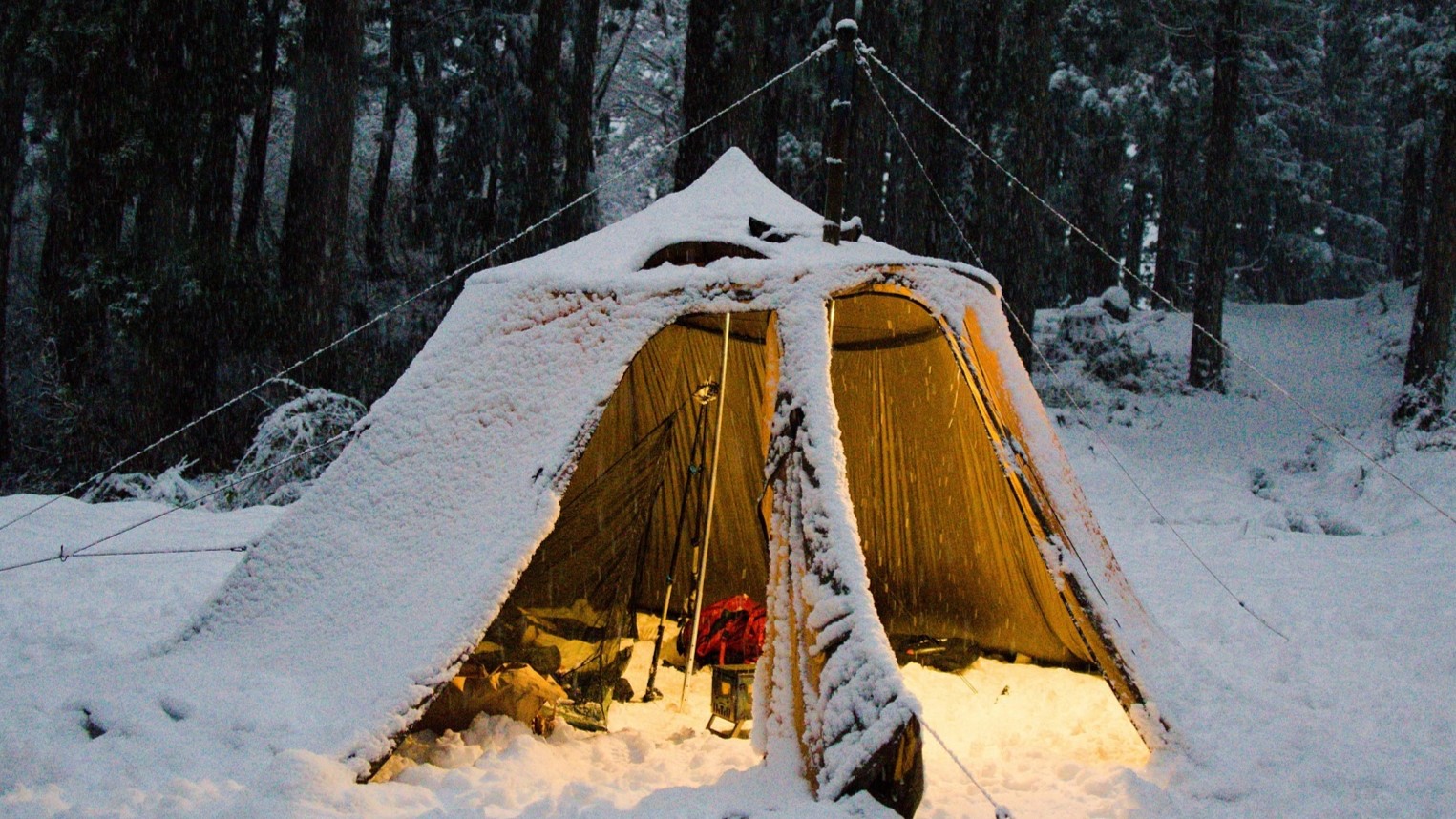 室内空間が広いワンポールテント！POMOLY Circle 6をレビュー
