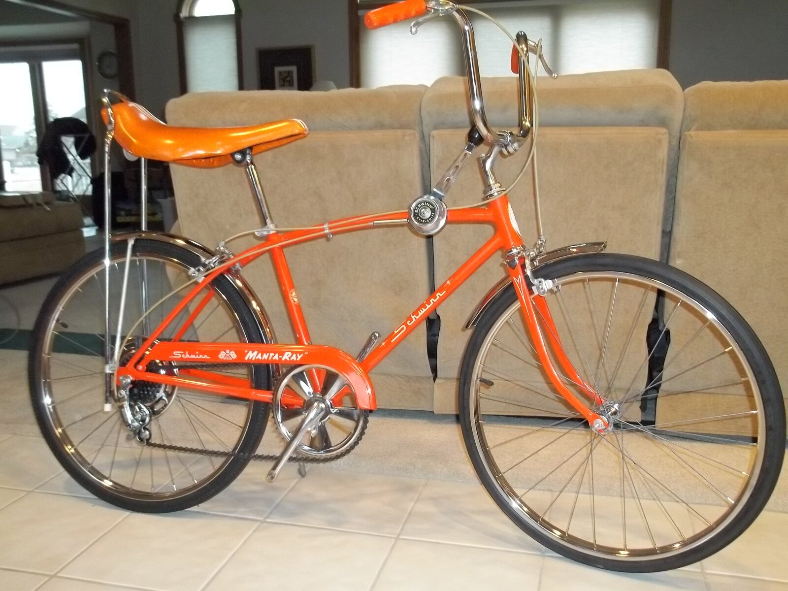 1971 SCHWINN MANTA RAY ALL ORIGINAL DETAILED NOS REAR SLIK SHOWS