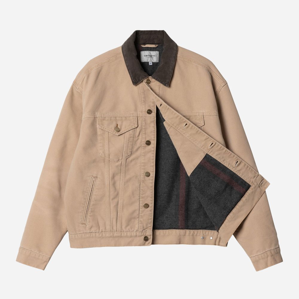 Carhartt WIP Dayton Trucker Jacket - Dusty Hamilton Brown/Tobacco