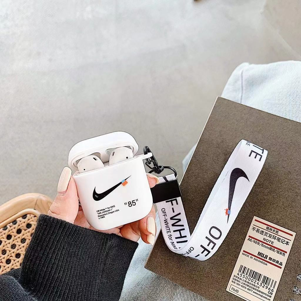 AirPods case Off-White x Nike white – The Daily Treasures