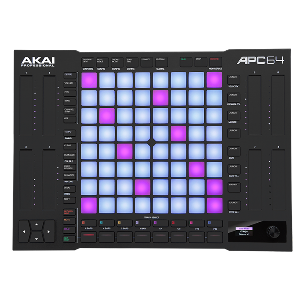 Akai APC64 - Ableton Live Controller With 64 Velocity-Sensitive