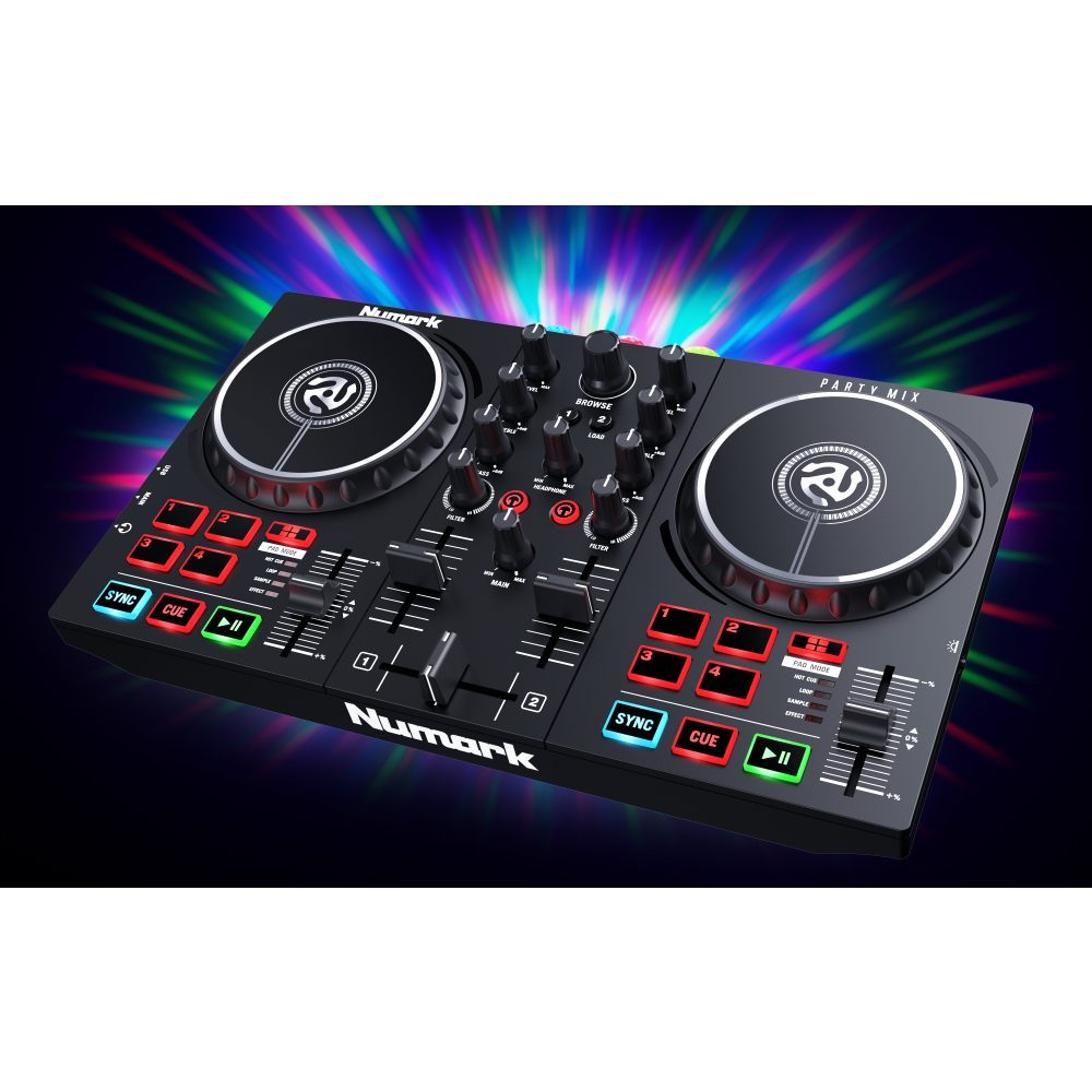 Numark Party Mix II - DJ Controller with Built-In Light Show @ The