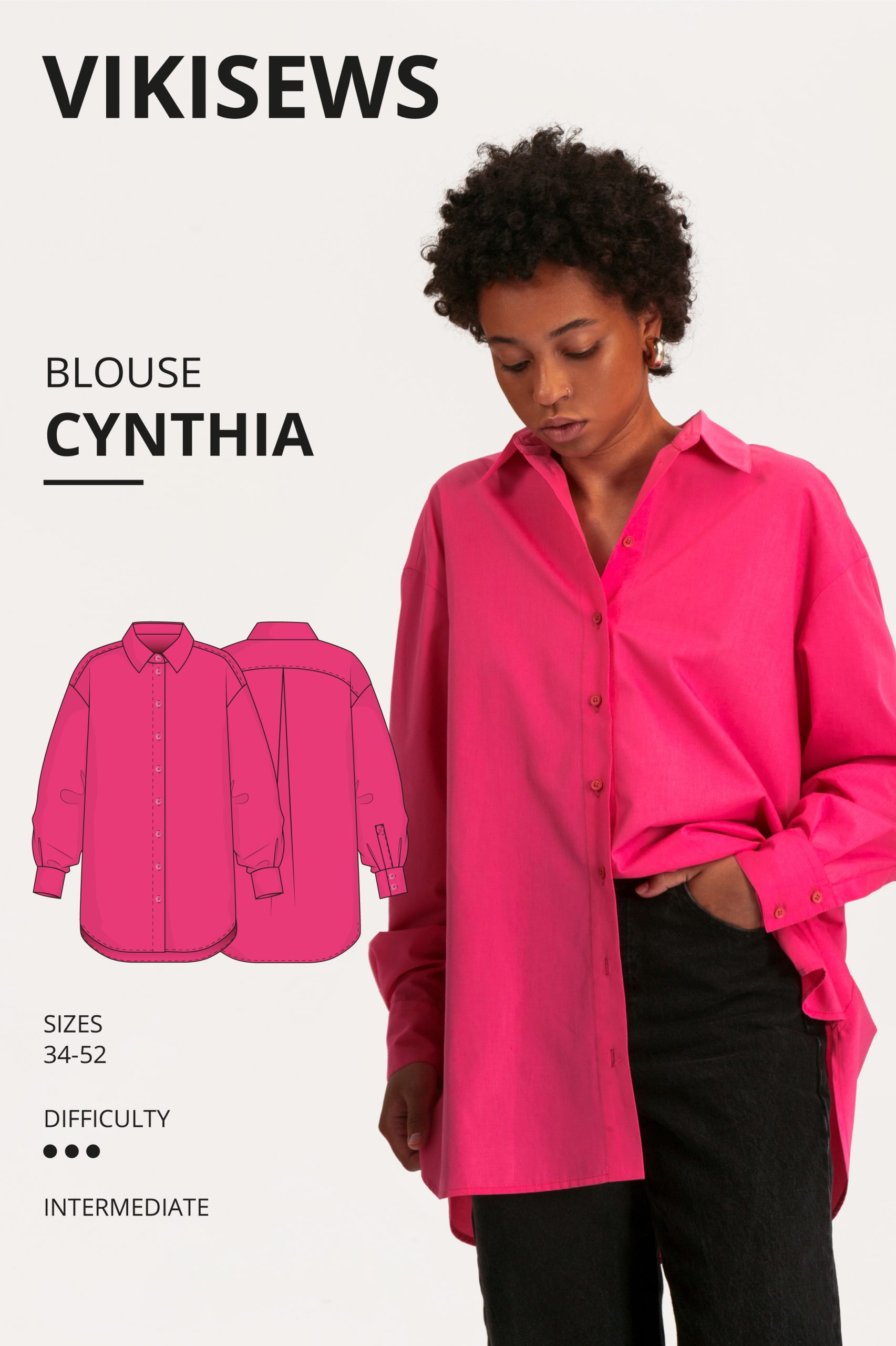 Vikisews Cynthia Blouse – The Fold Line