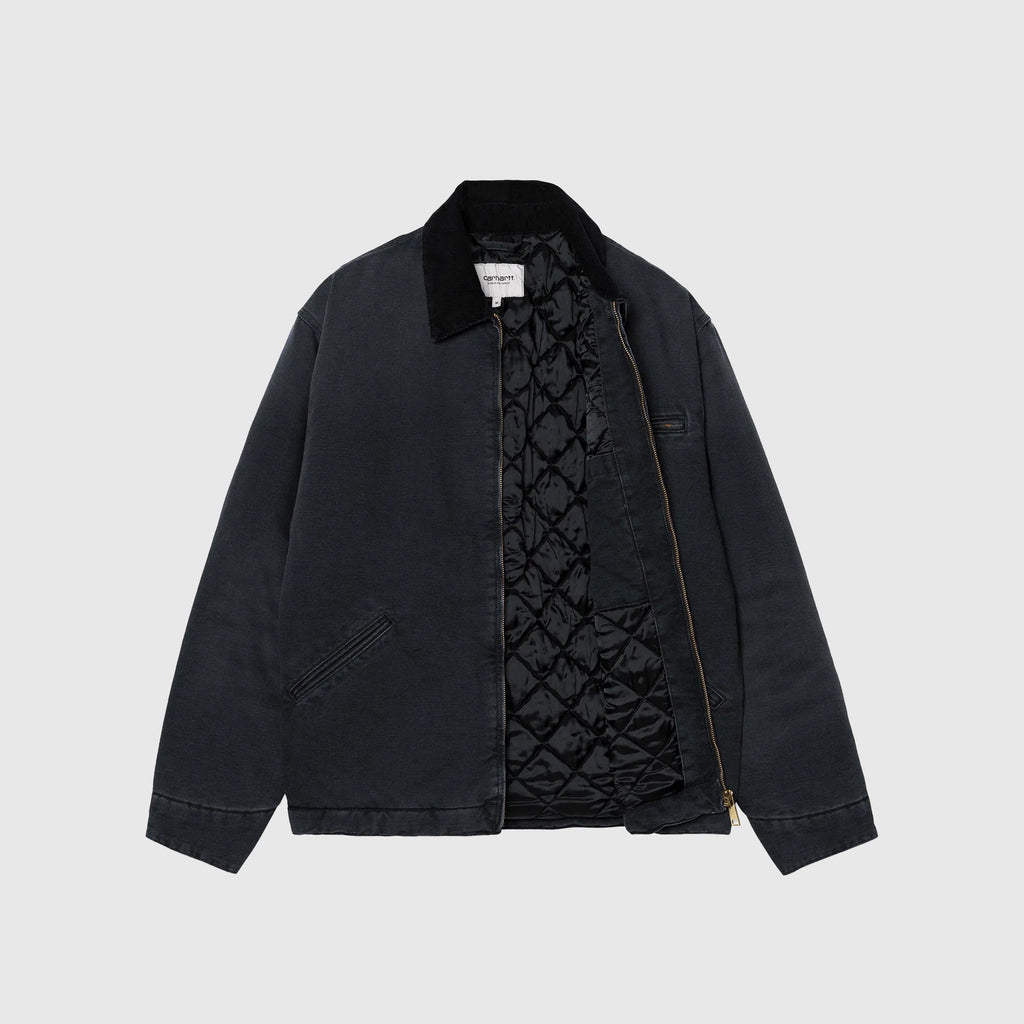 Carhartt WIP OG Detroit Jacket - Black / Black Stone Canvas – The