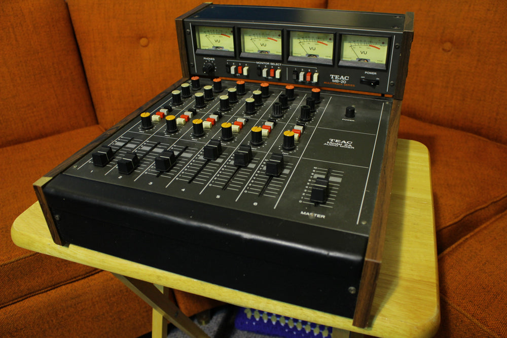 Teac 2A 1978 Mixer With MB-20 Meter Bridge. Vintage 70's Analog