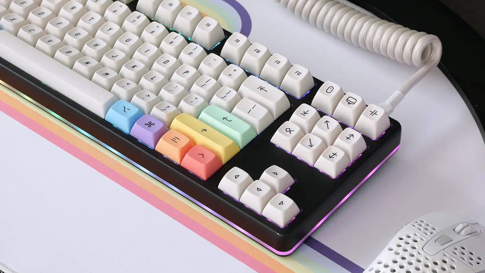 Drop + biip MT3 Extended 2048 Custom Keycap Set has an iconic