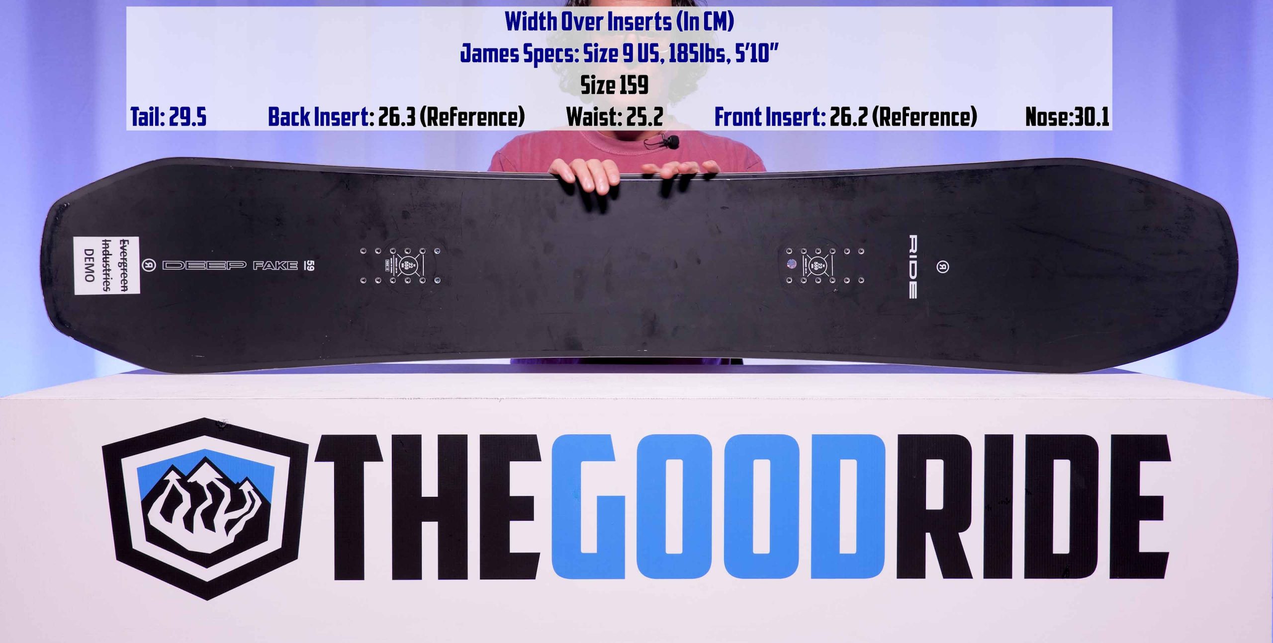 Ride Deep Fake 2024-2025 Snowboard Review