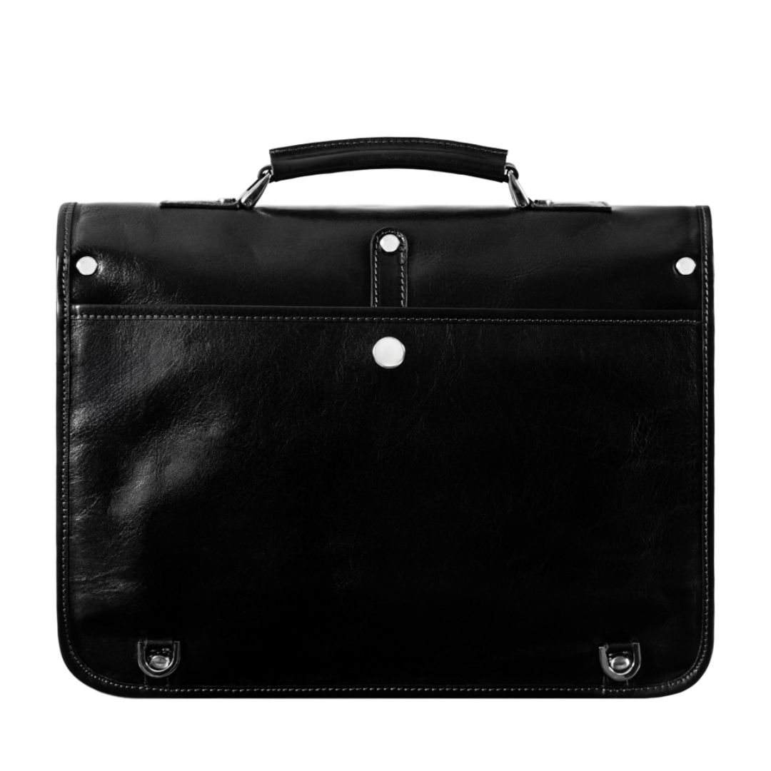 Leather Briefcase Backpack - A Midsummer Night's Dream | Black