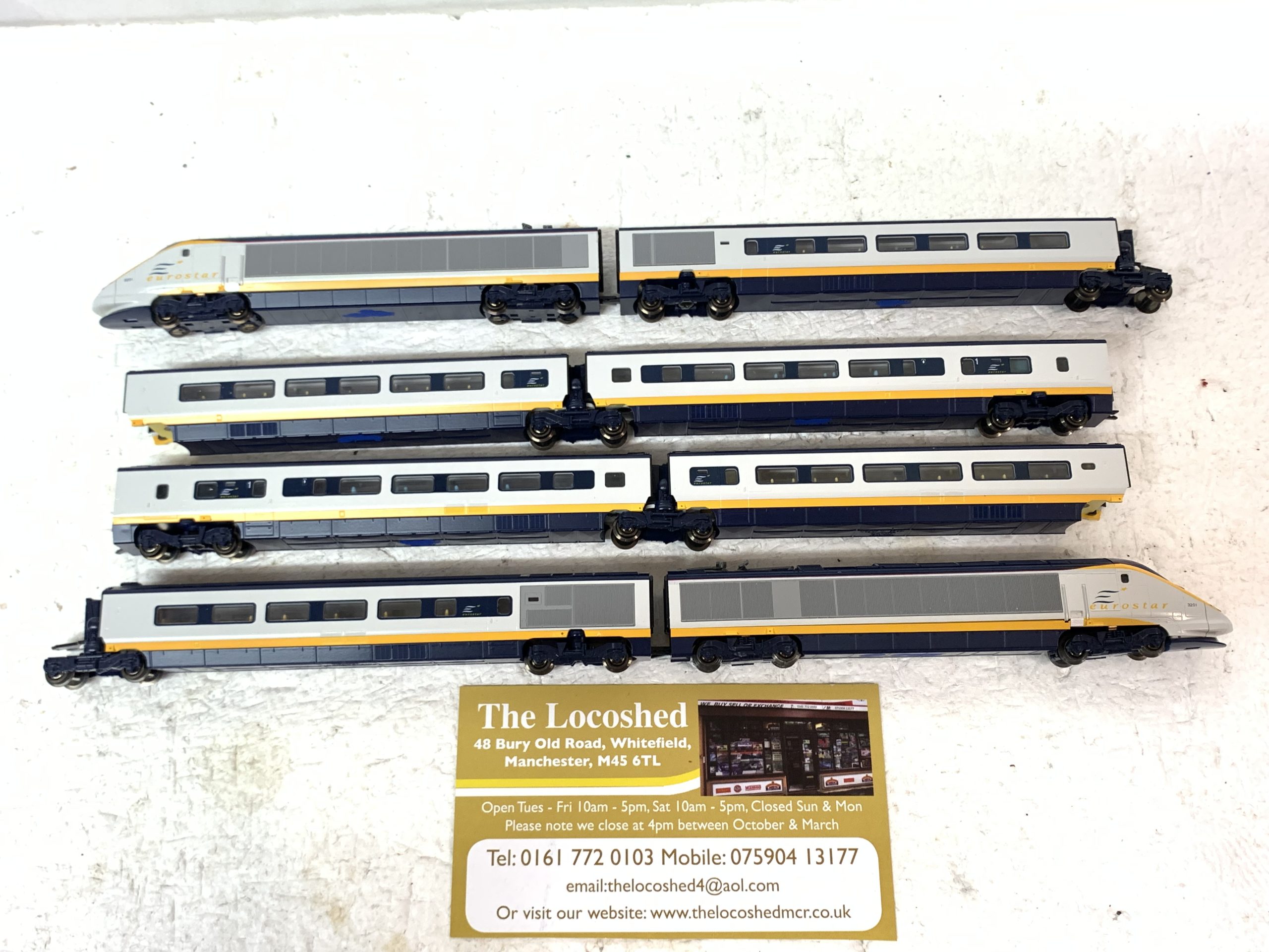 Kato 10-327 ''eurostar'' 8 CAR SET - The Locoshed, WhiteField