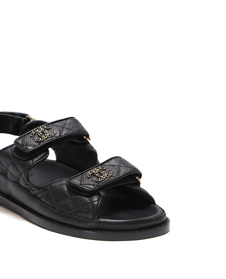 シャネル ダブル C ロゴ サンダル ブラック - CHANEL | THÉM