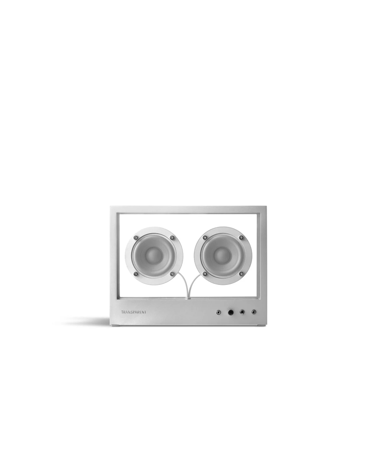 透明小型透明スピーカー ホワイト - TRANSPARENT | THÉM