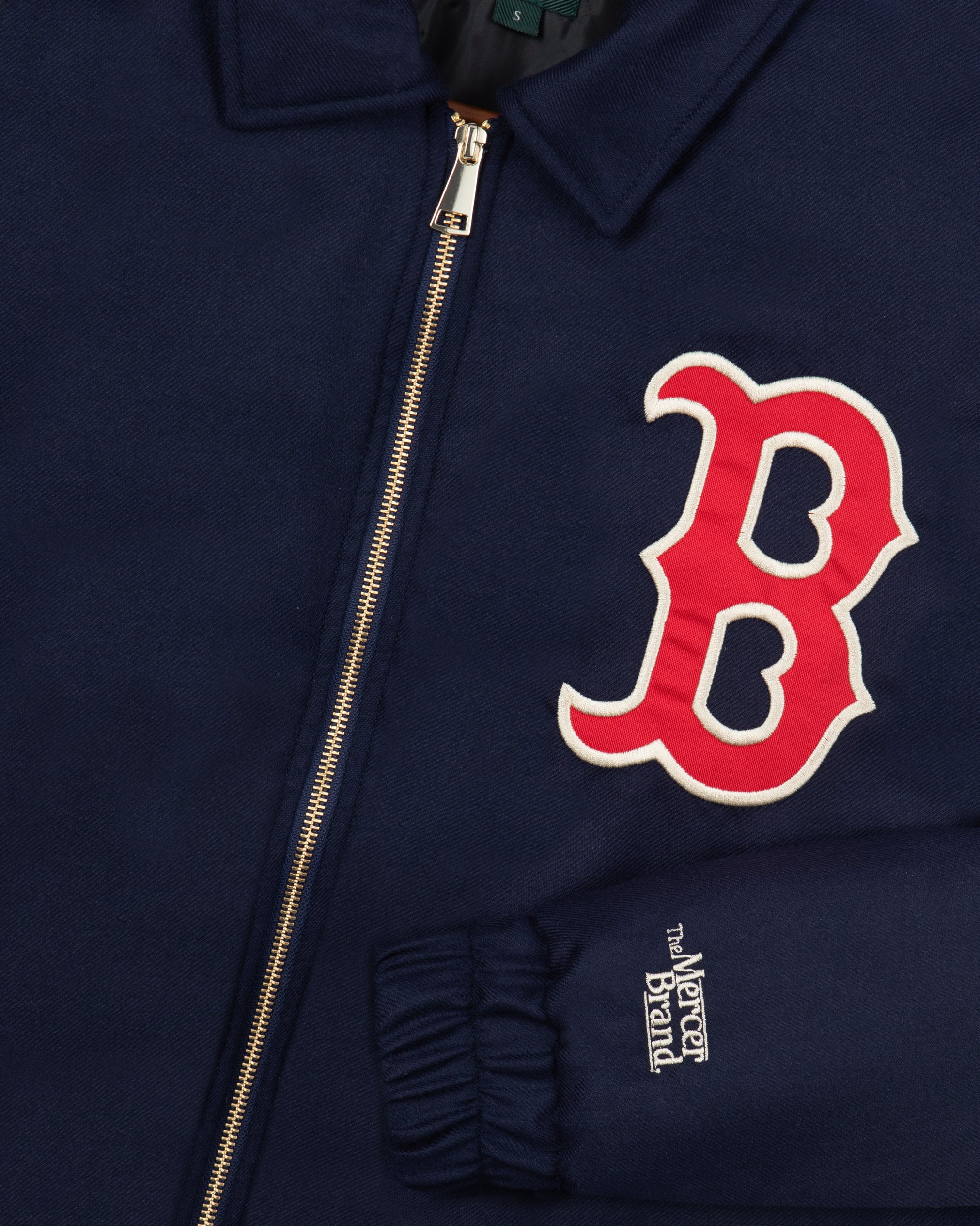 The Mercer Cashmere BOSTON RED SOX Varsity Jacket | The Mercer