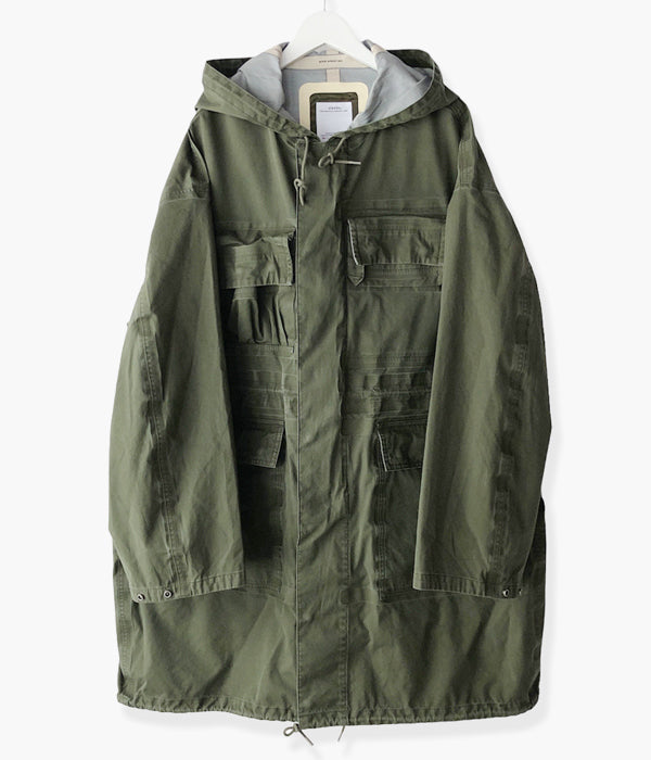 visvim/COPLESTON FIELD PARKA 3L DMGD (OLIVE)