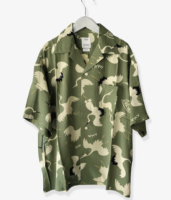 visvim/CROSBY SHIRT S/S HIKAKU (LT.GREEN)