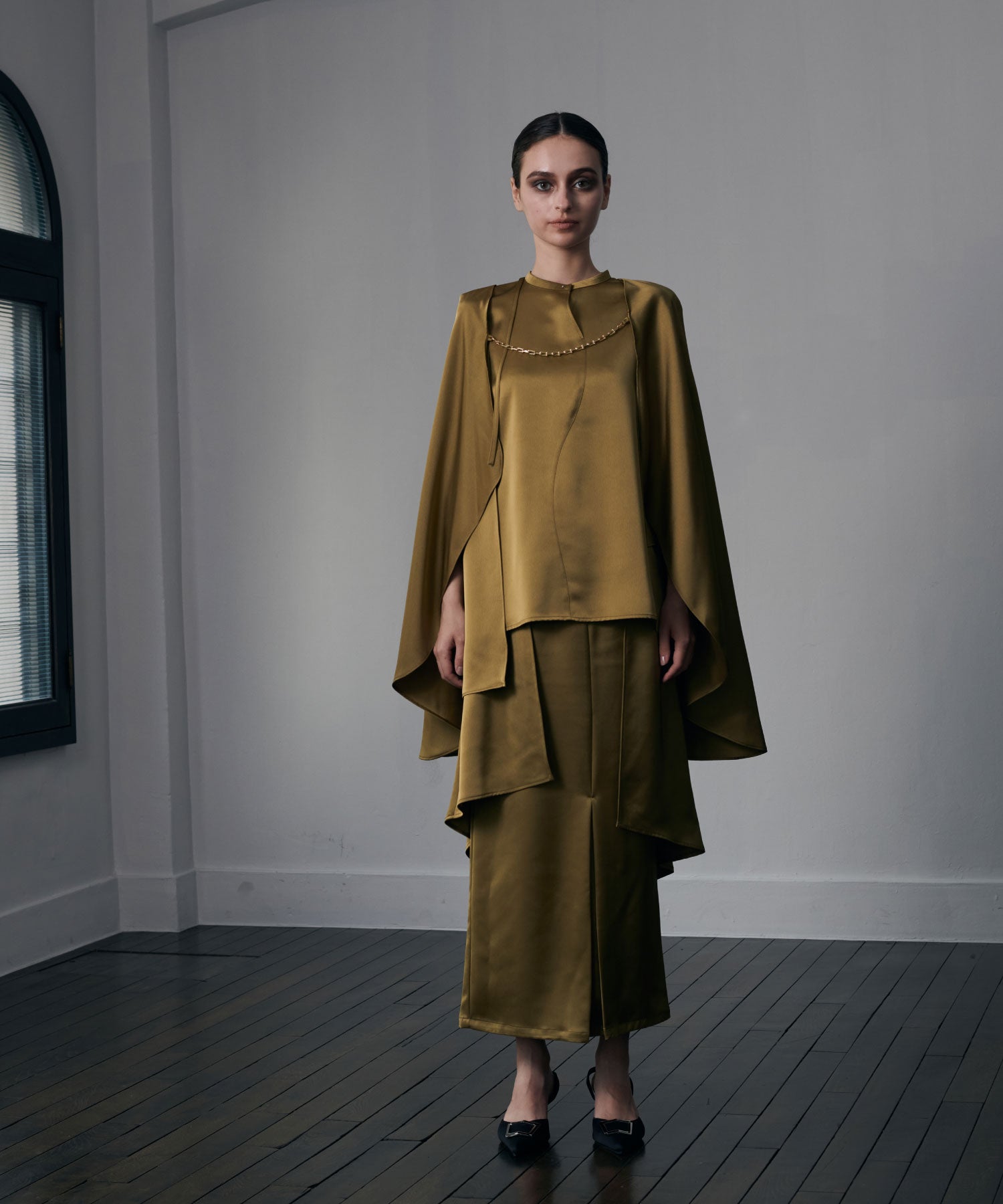 サテンドレープセットアップ | THEODORIC.dy公式通販 | セオドリックディ