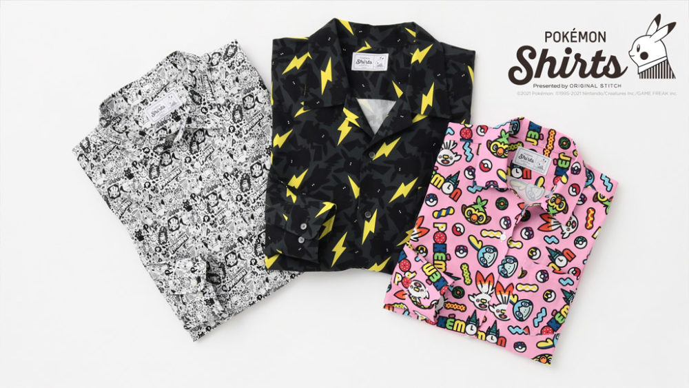 Original Stitch Partners with Five Artists for New Pokémon Apparel